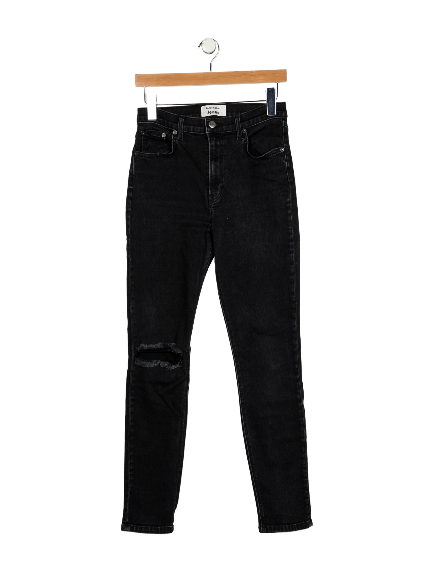 Reformation Mid-Rise Skinny Leg Jeans