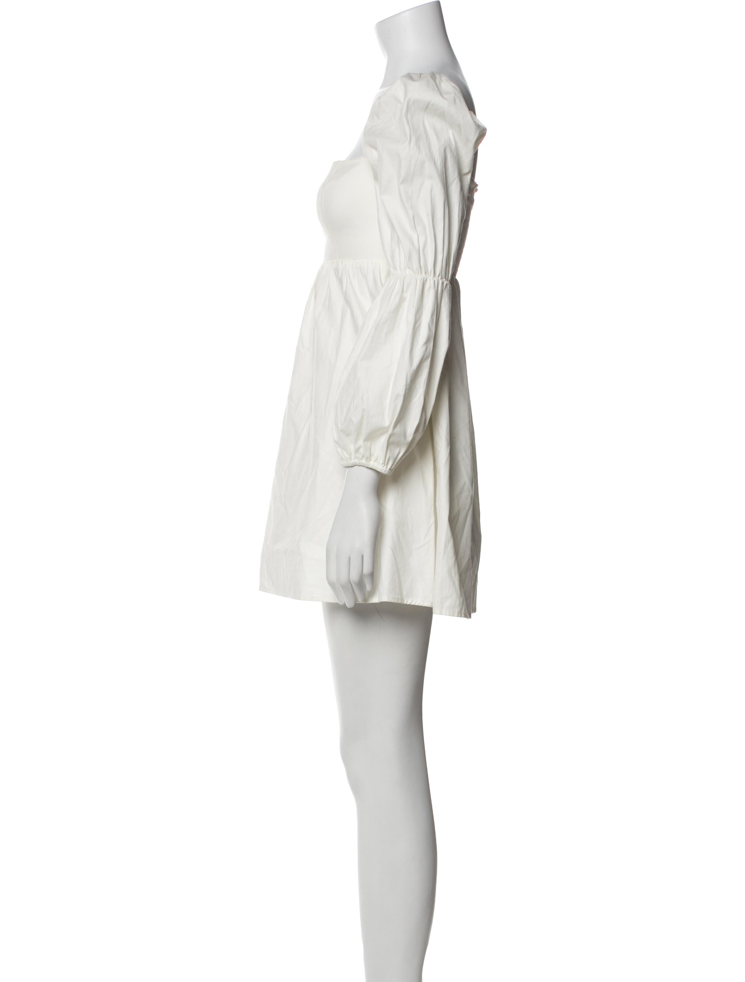 Reformation Square Neckline Mini Dress