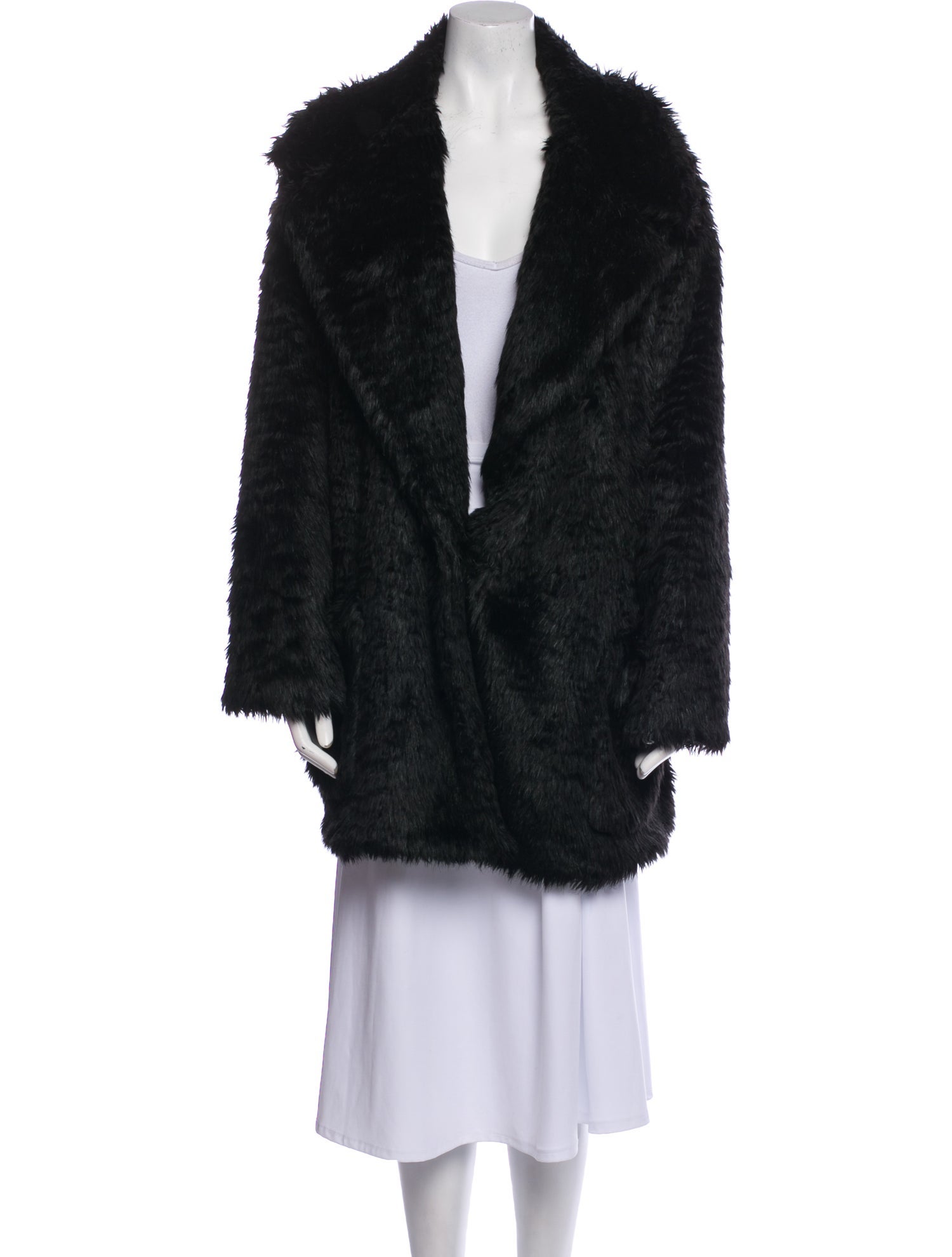Reformation Faux Fur Faux Fur Coat