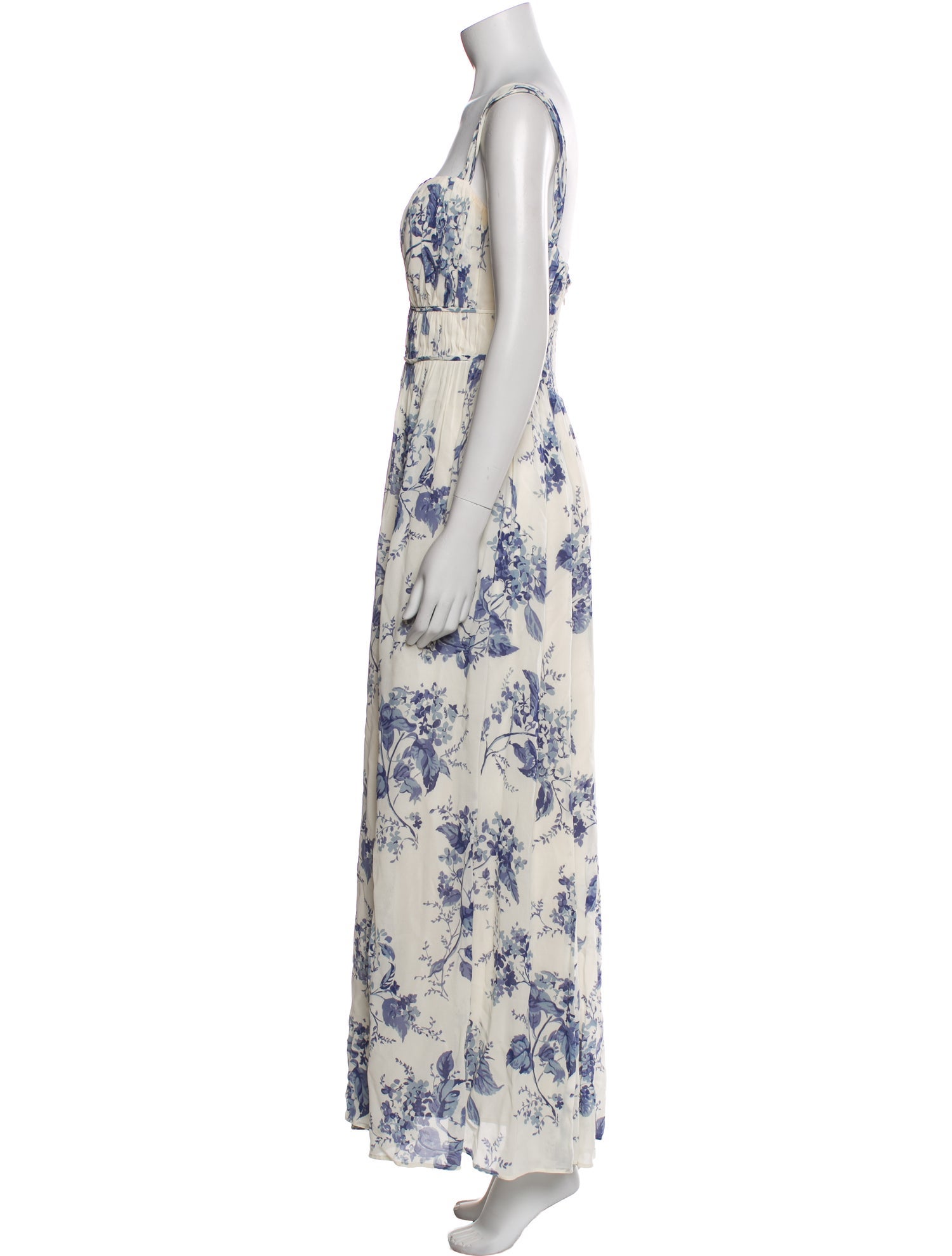 Reformation Floral Print Long Dress