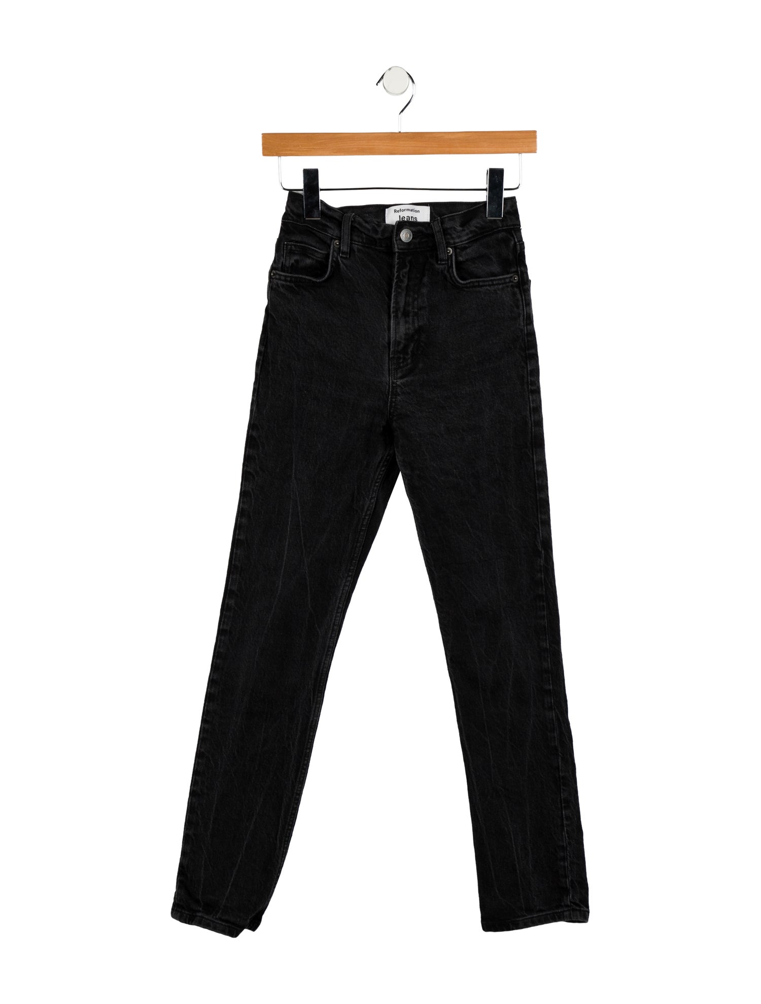 Reformation Mid-Rise Straight Leg Jeans