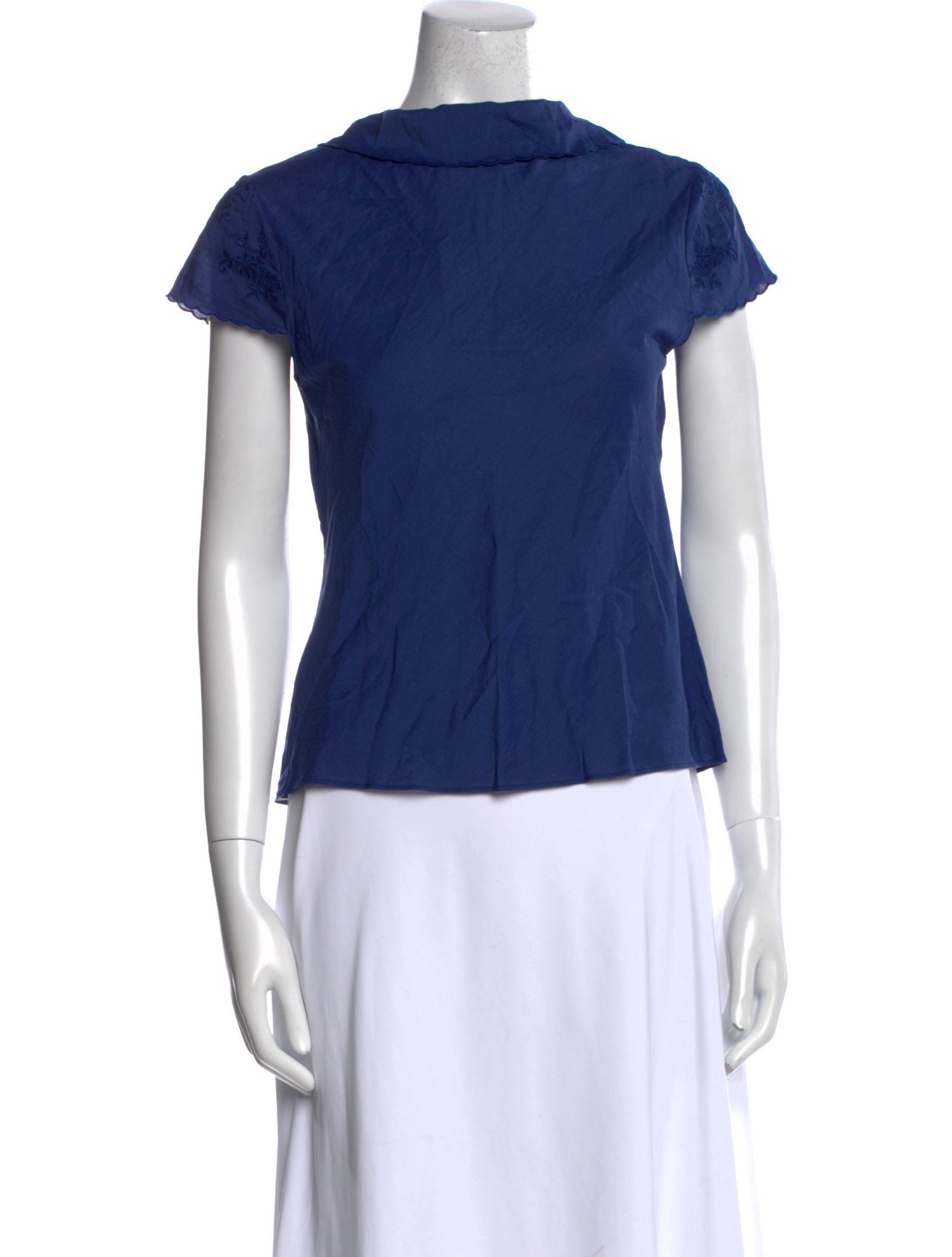 Reformation Scoop Neck Short Sleeve Top