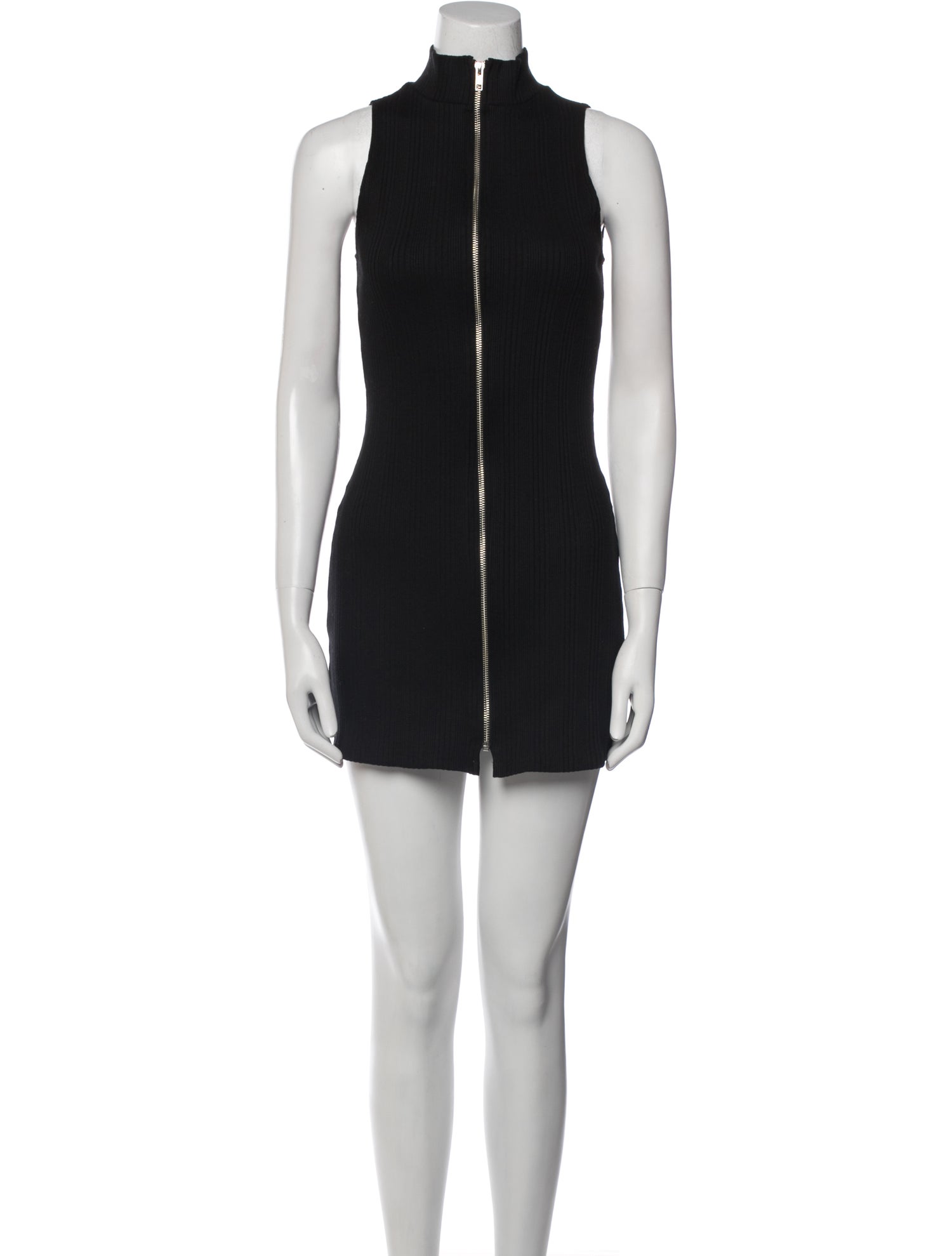 Reformation Mock Neck Mini Dress