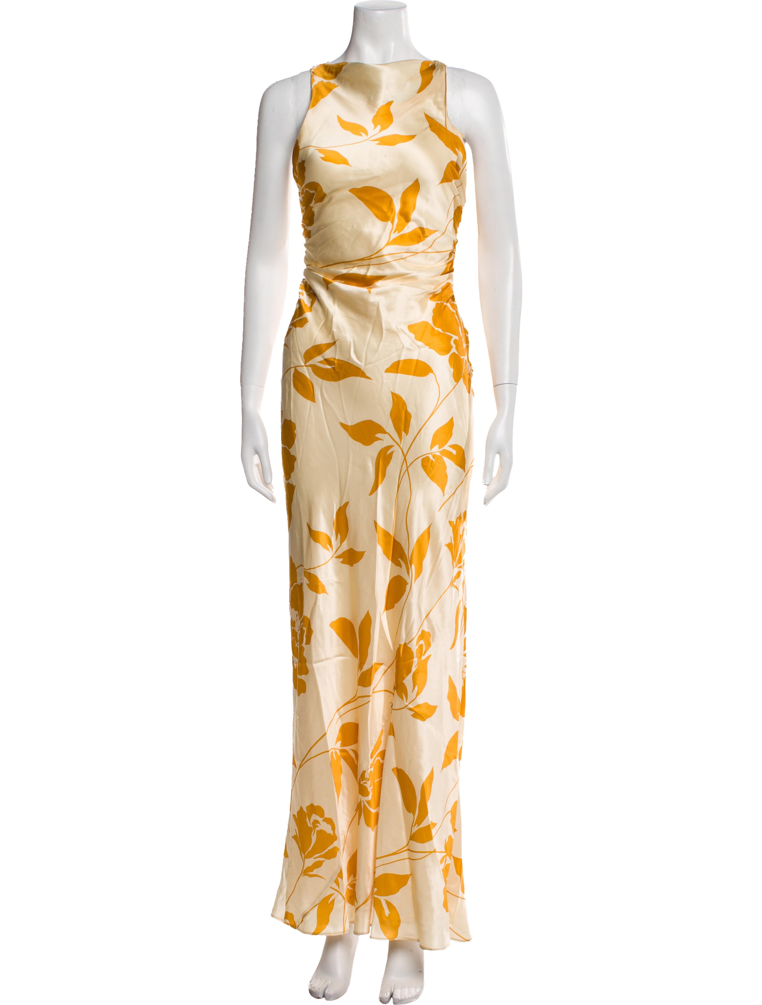 Reformation Silk Long Dress