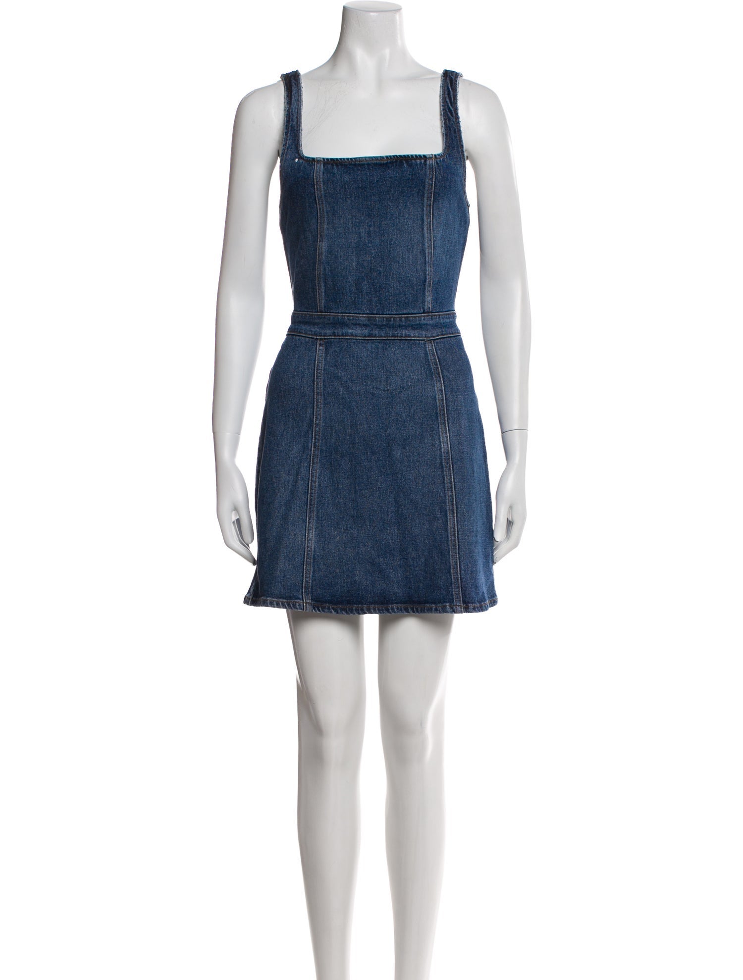 Reformation Square Neckline Mini Dress