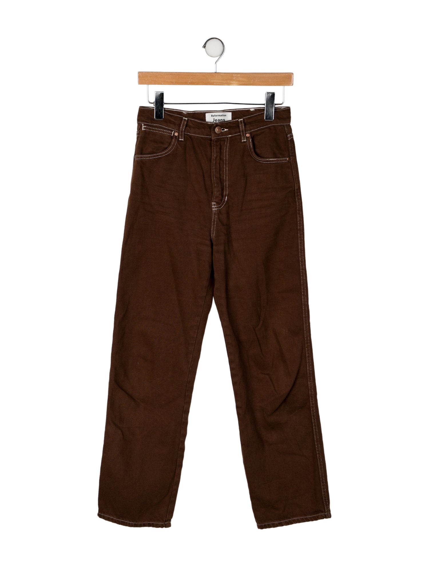 Reformation High-Rise Straight Leg Jeans