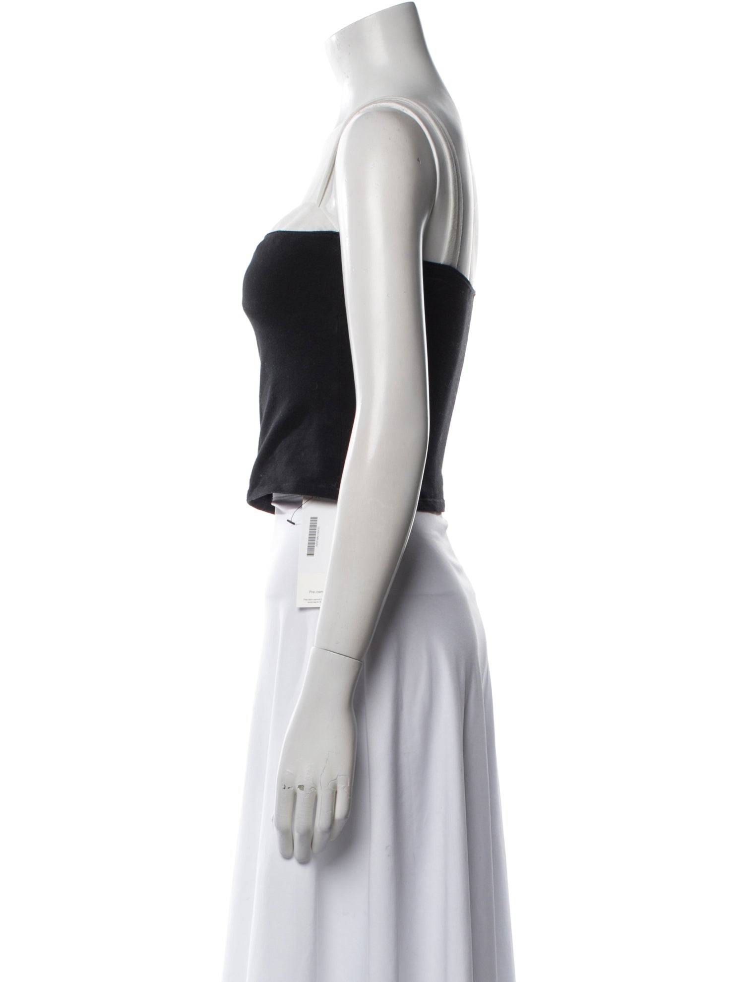 Reformation Square Neckline Sleeveless Crop Top