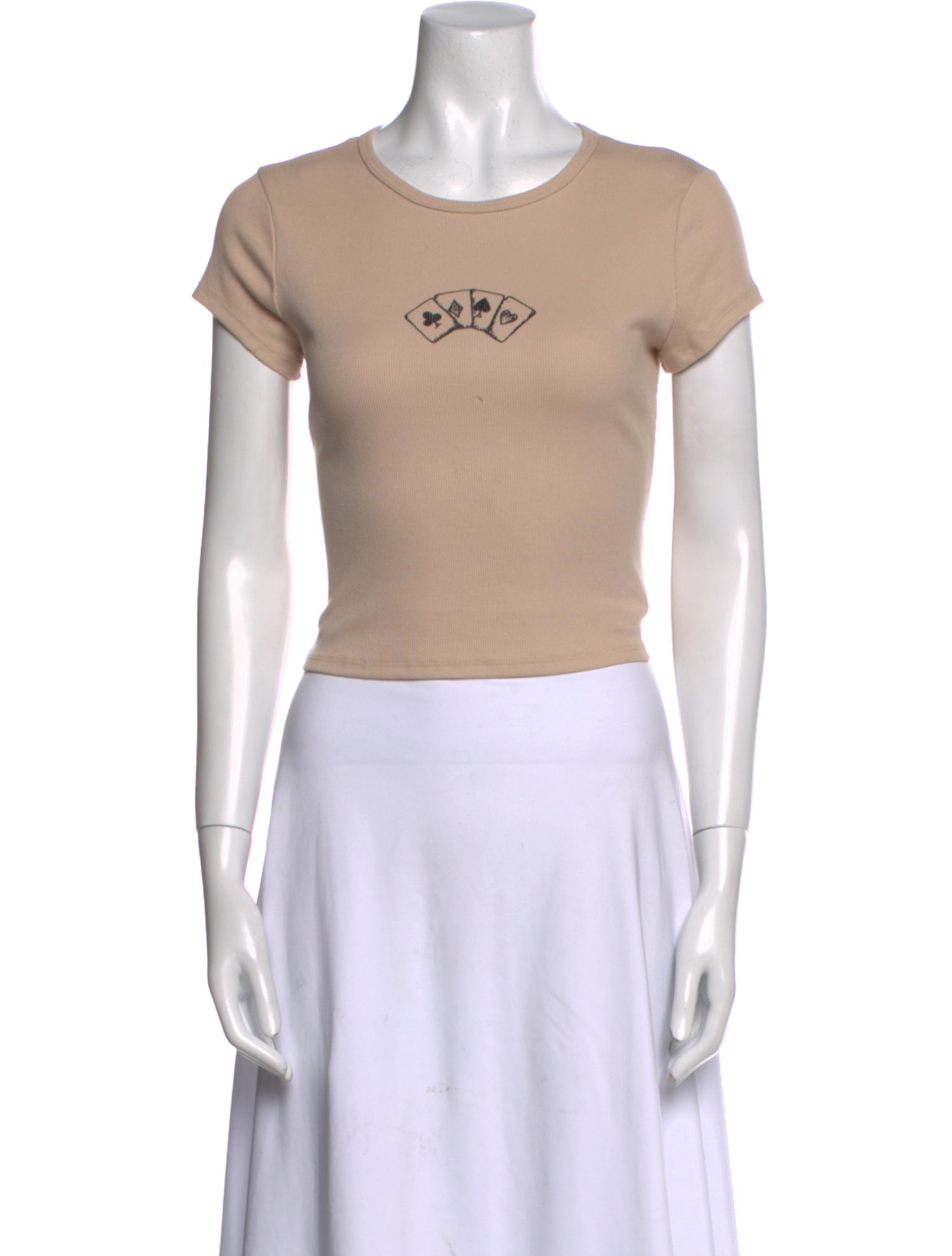 Reformation Graphic Print Crew Neck T-Shirt