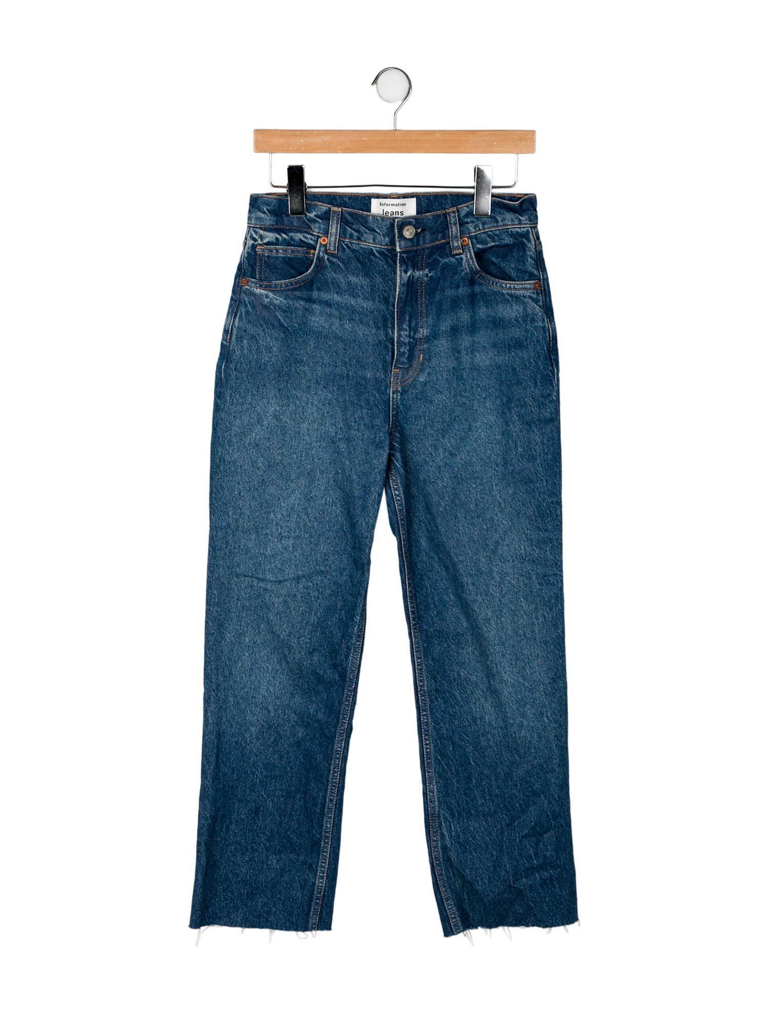 Reformation High-Rise Straight Leg Jeans