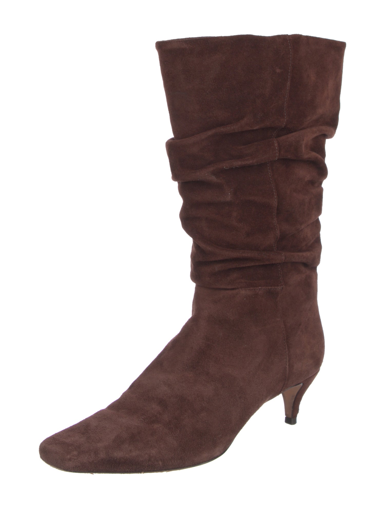 Reformation Suede Slouch Boots