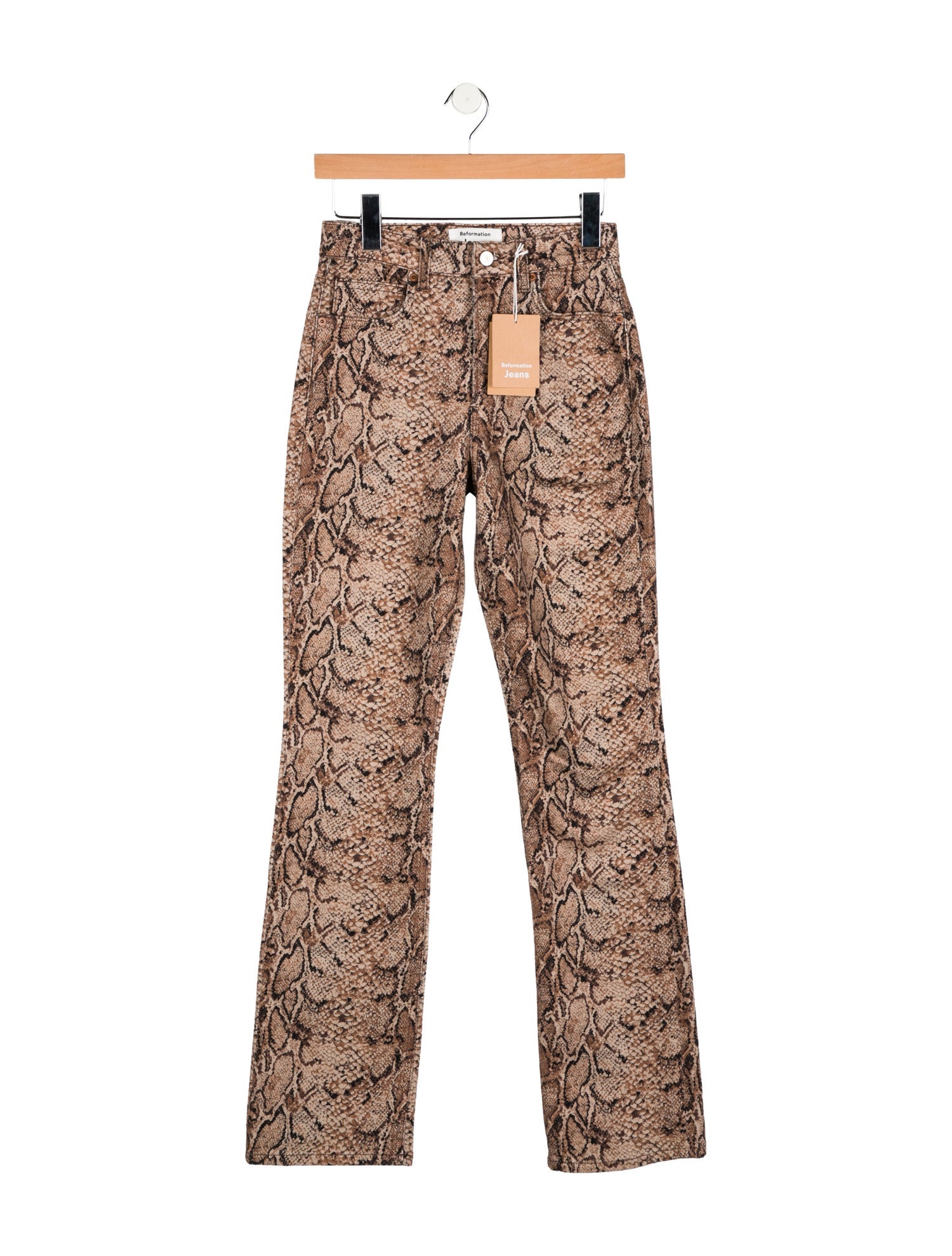 Reformation Mid-Rise Straight Leg Jeans