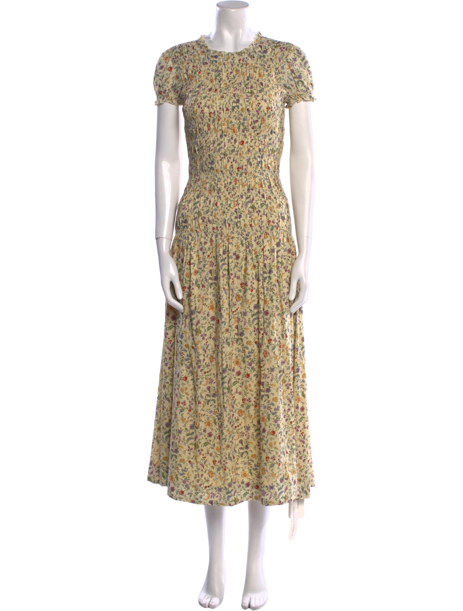 Reformation Floral Print Long Dress w/ Tags