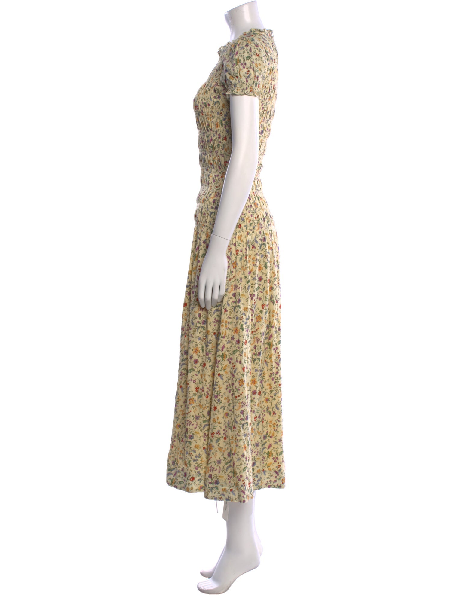 Reformation Floral Print Long Dress w/ Tags
