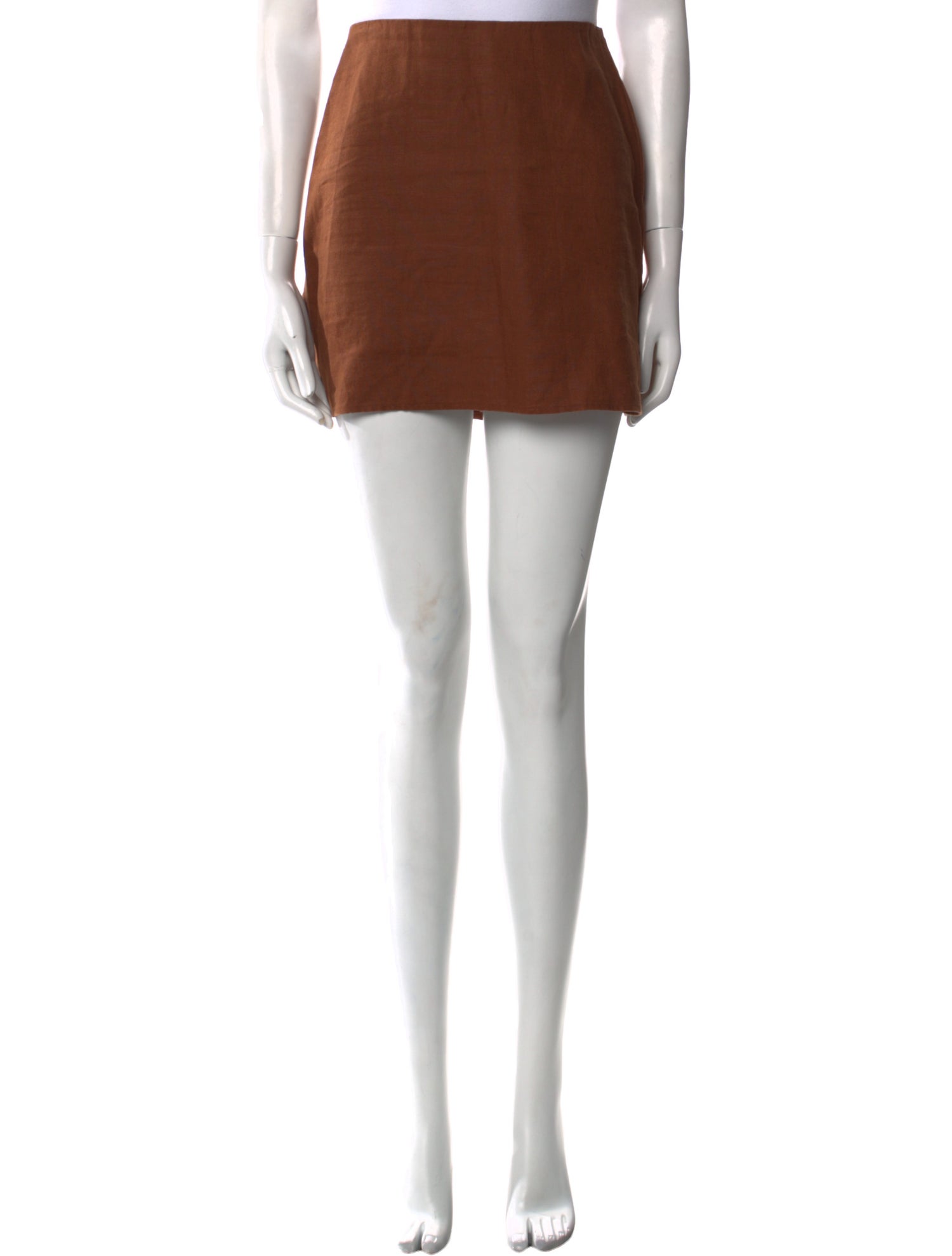 Reformation Linen Mini Skirt