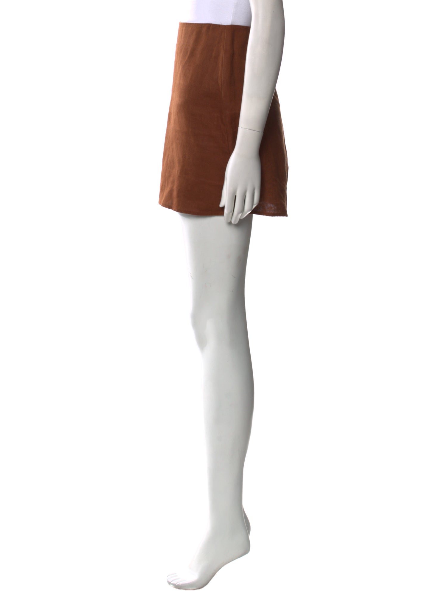 Reformation Linen Mini Skirt