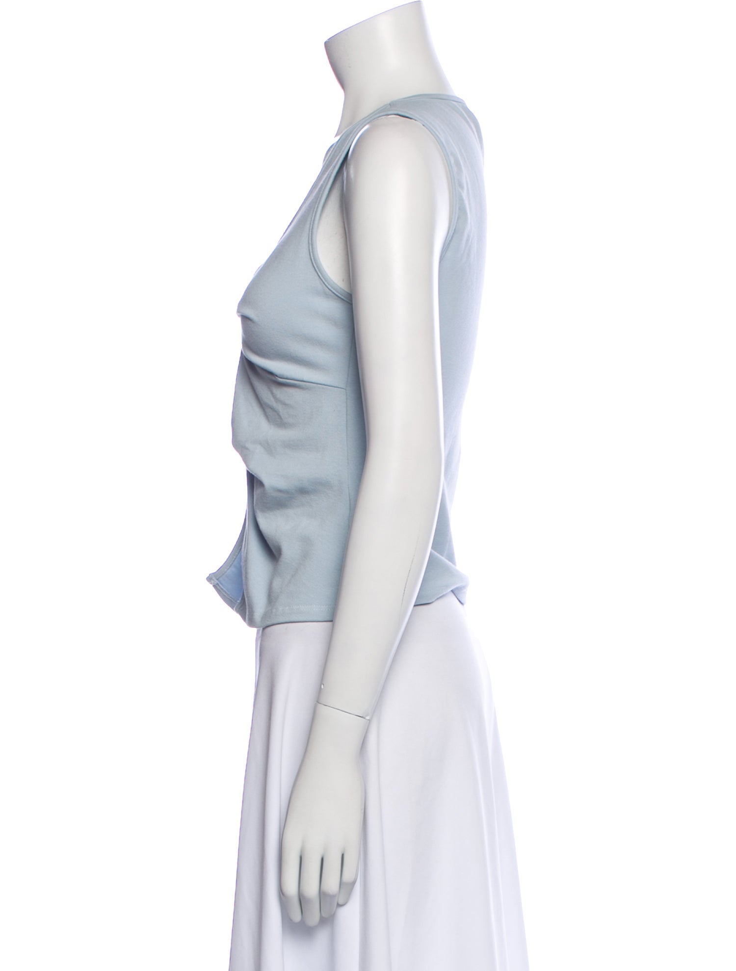 Reformation V-Neck Sleeveless Crop Top