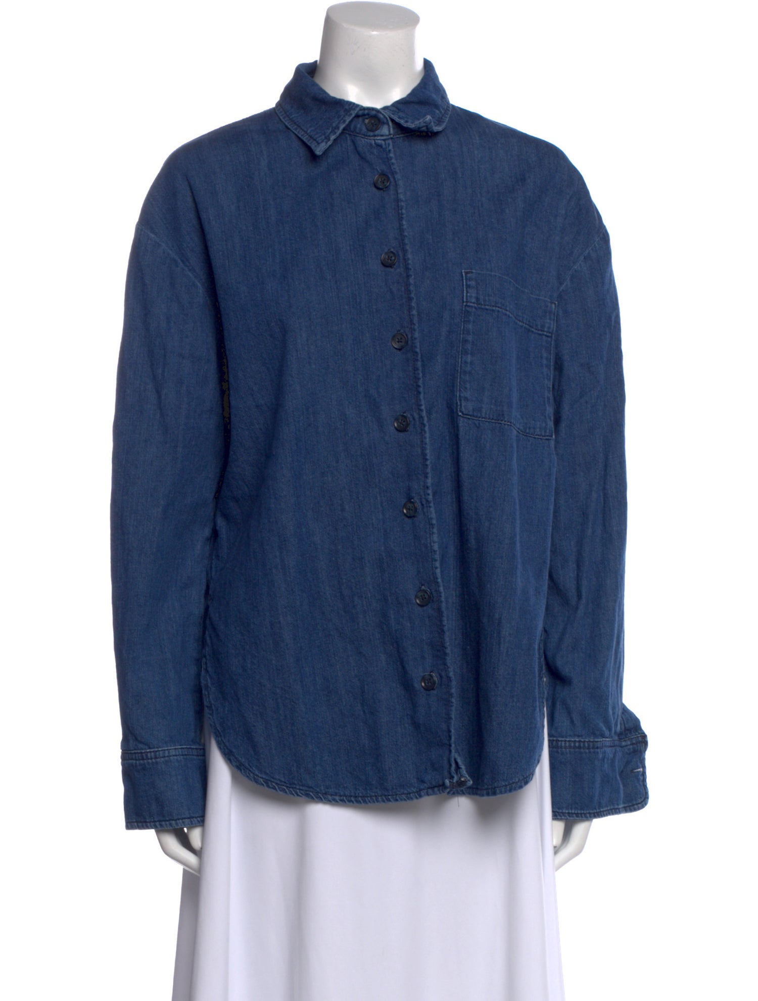 Reformation Long Sleeve Button-Up Top