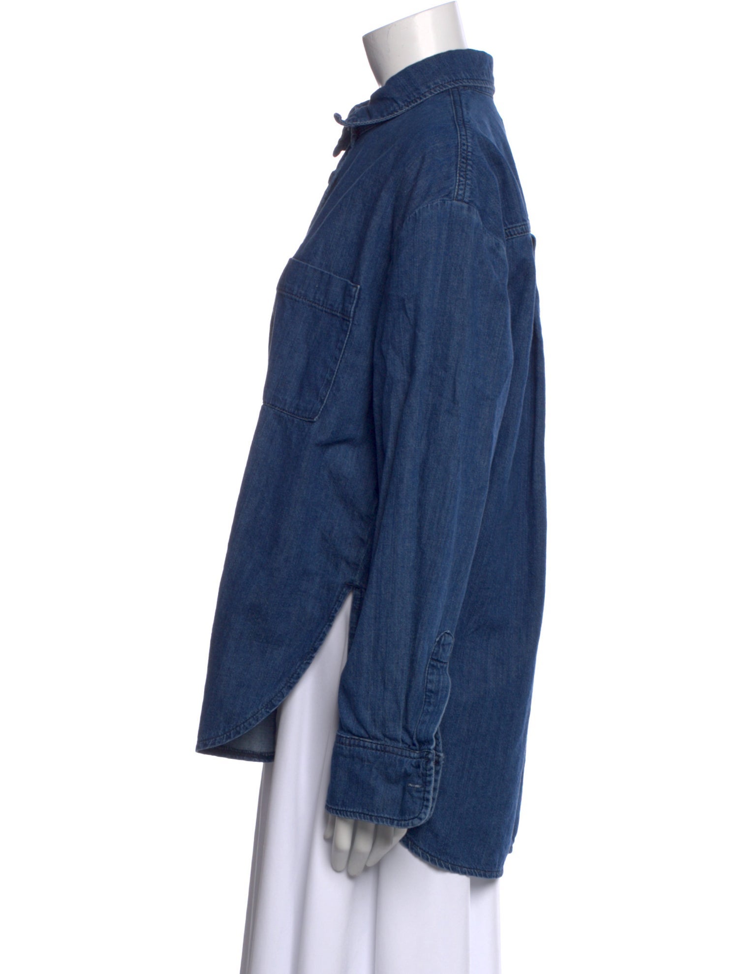 Reformation Long Sleeve Button-Up Top