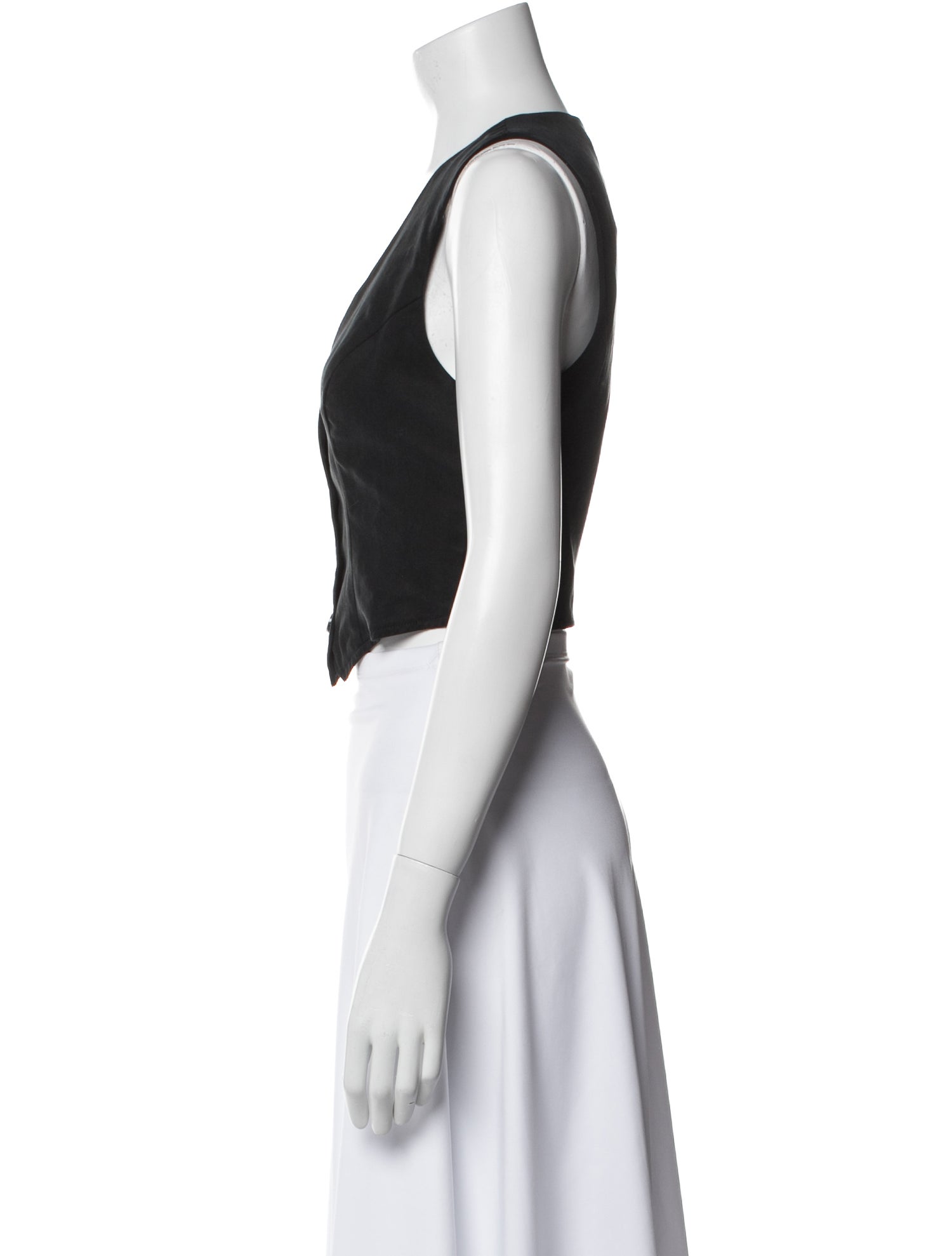 Reformation V-Neck Sleeveless Crop Top