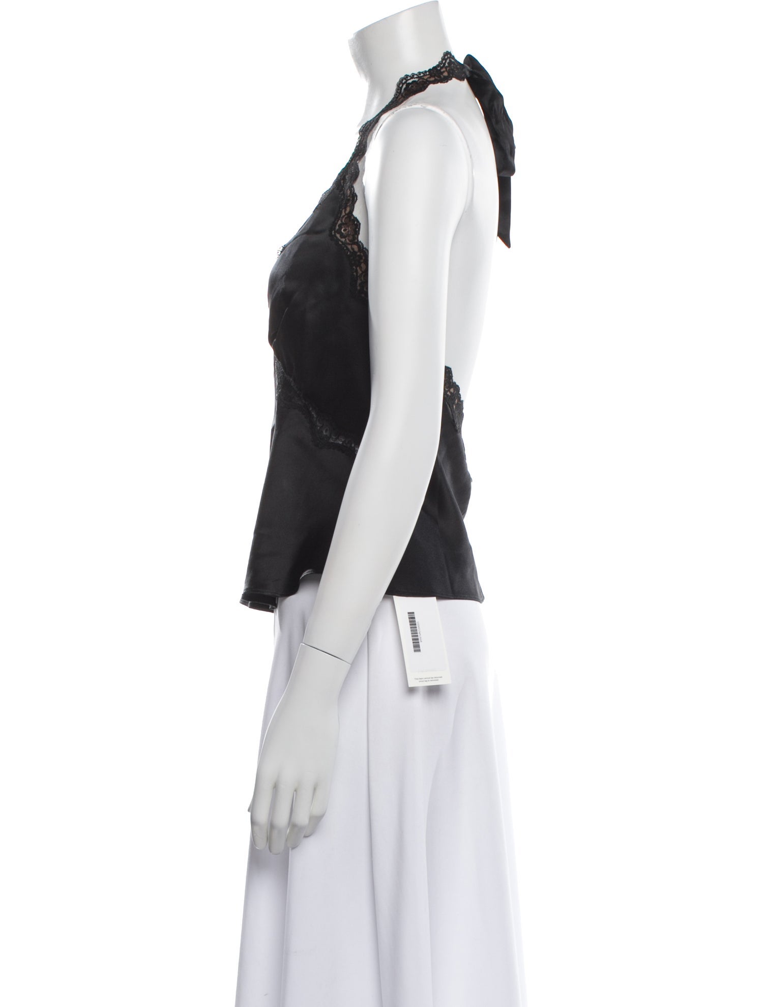 Reformation Silk Ruffle Embellishment Pajamas