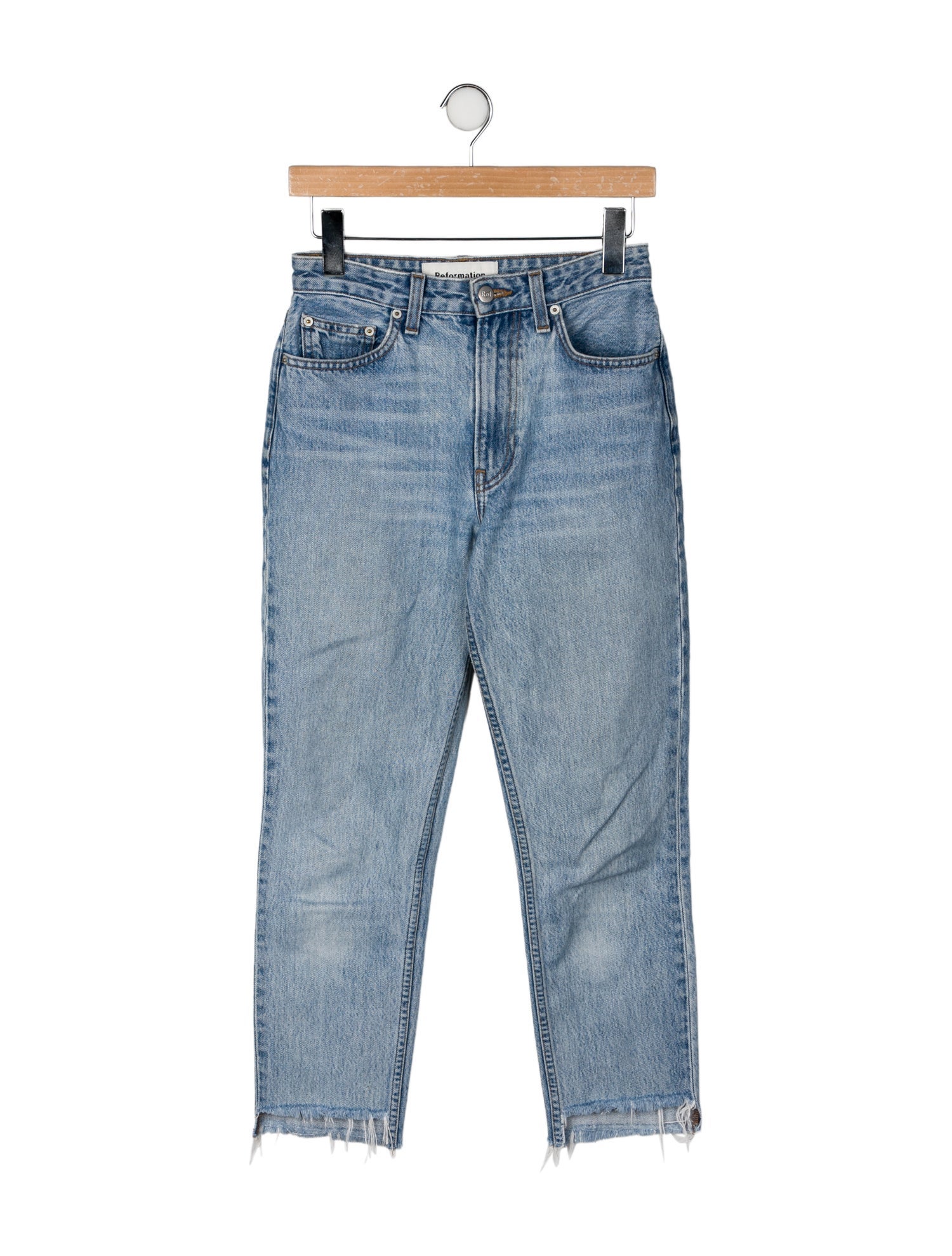 Reformation High-Rise Straight Leg Jeans