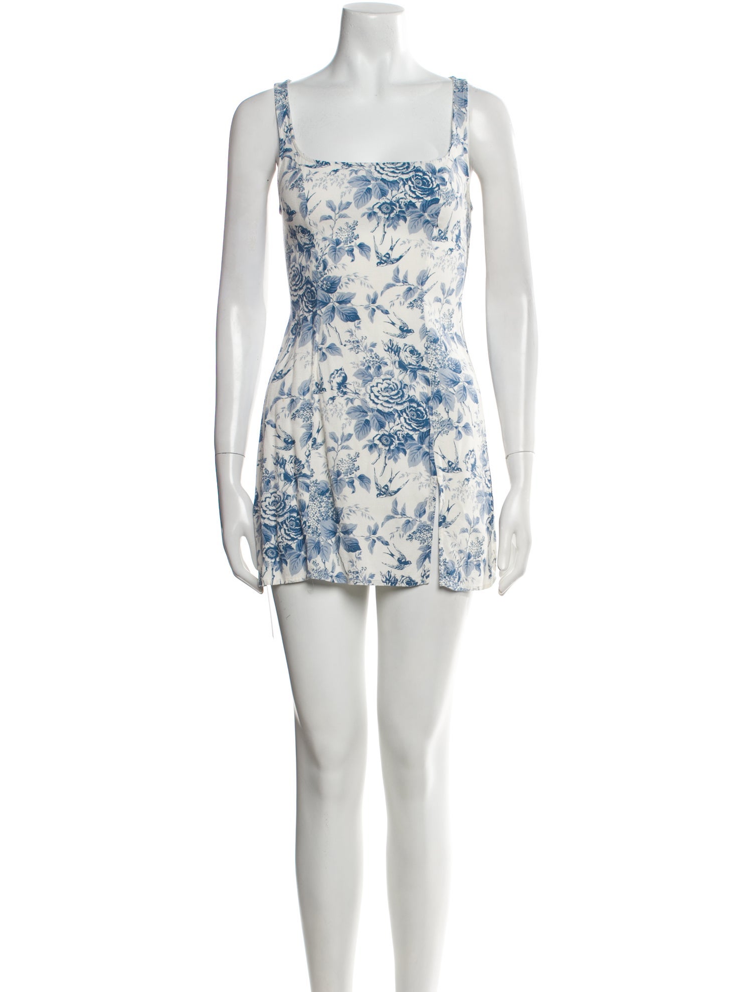 Reformation Floral Print Mini Dress