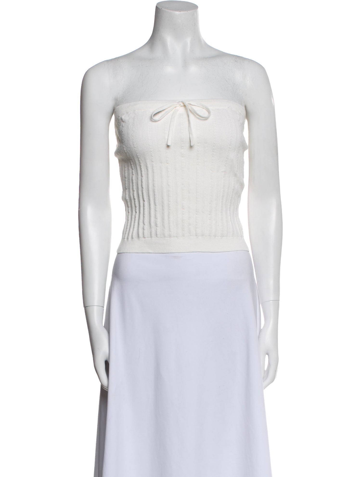 Reformation Strapless Crop Top