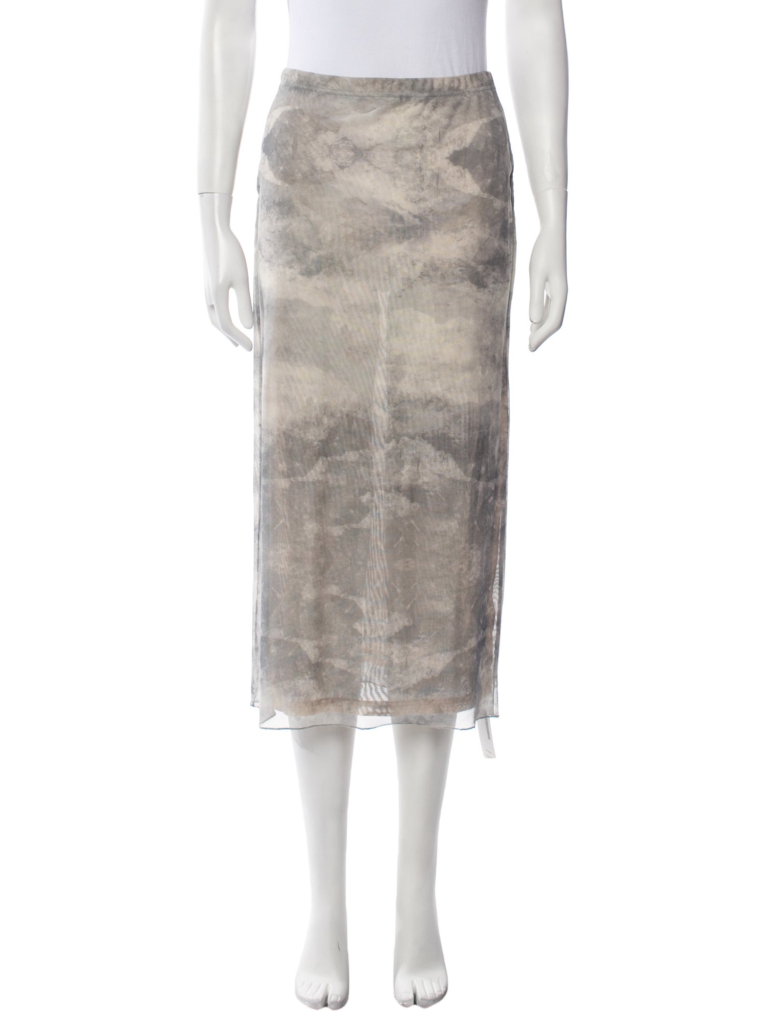 Reformation Tie-Dye Print Midi Length Skirt