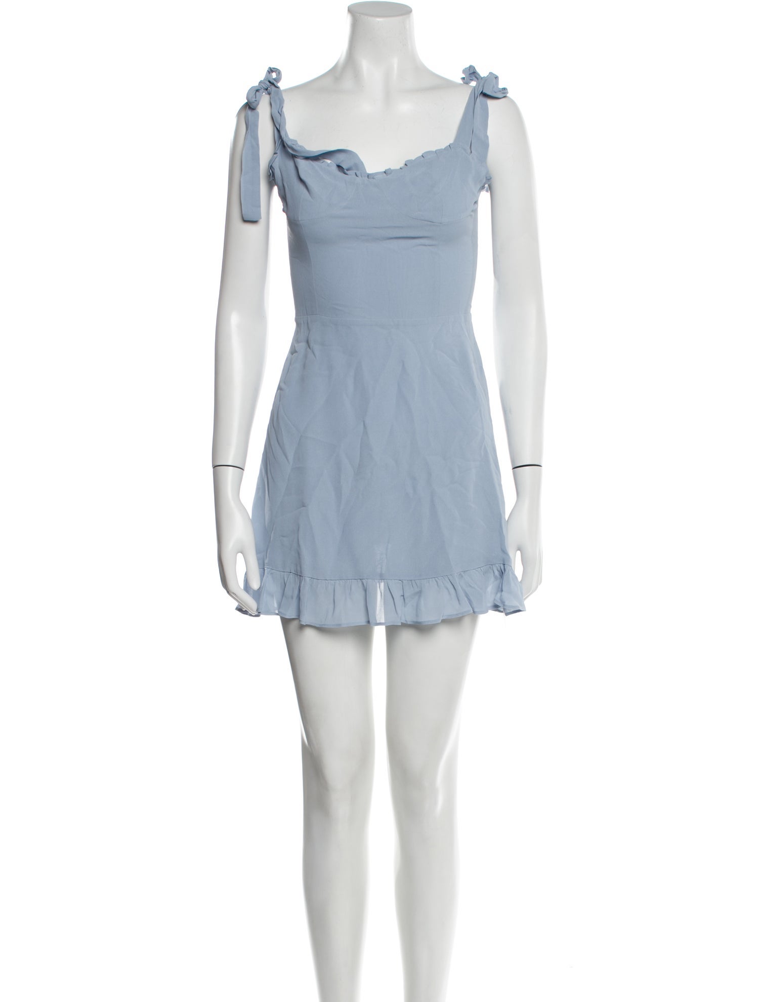 Reformation Square Neckline Mini Dress