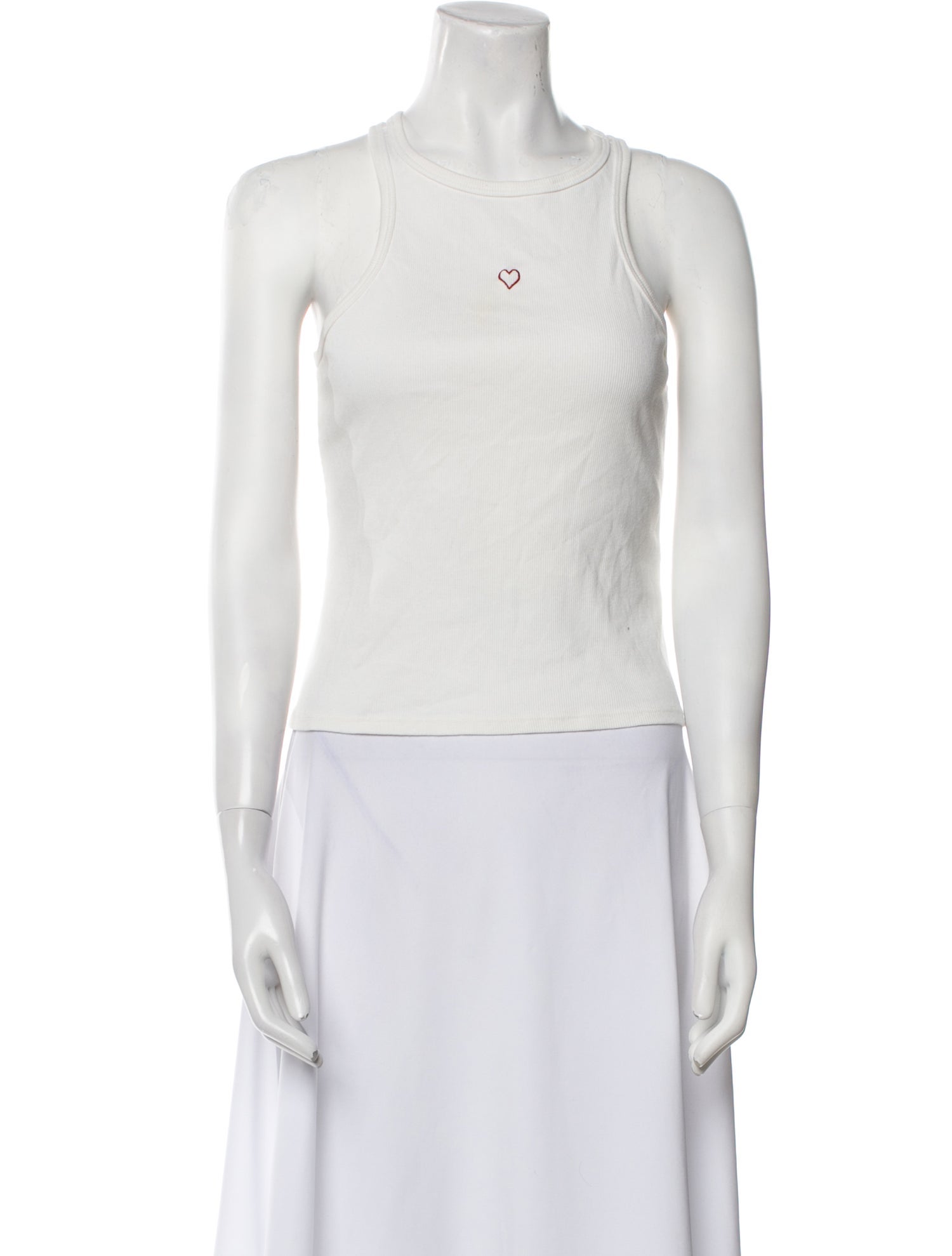 Reformation Crew Neck Sleeveless Top