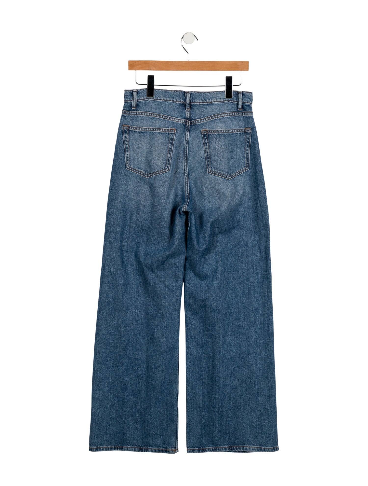 Reformation Mid-Rise Wide Leg Jeans