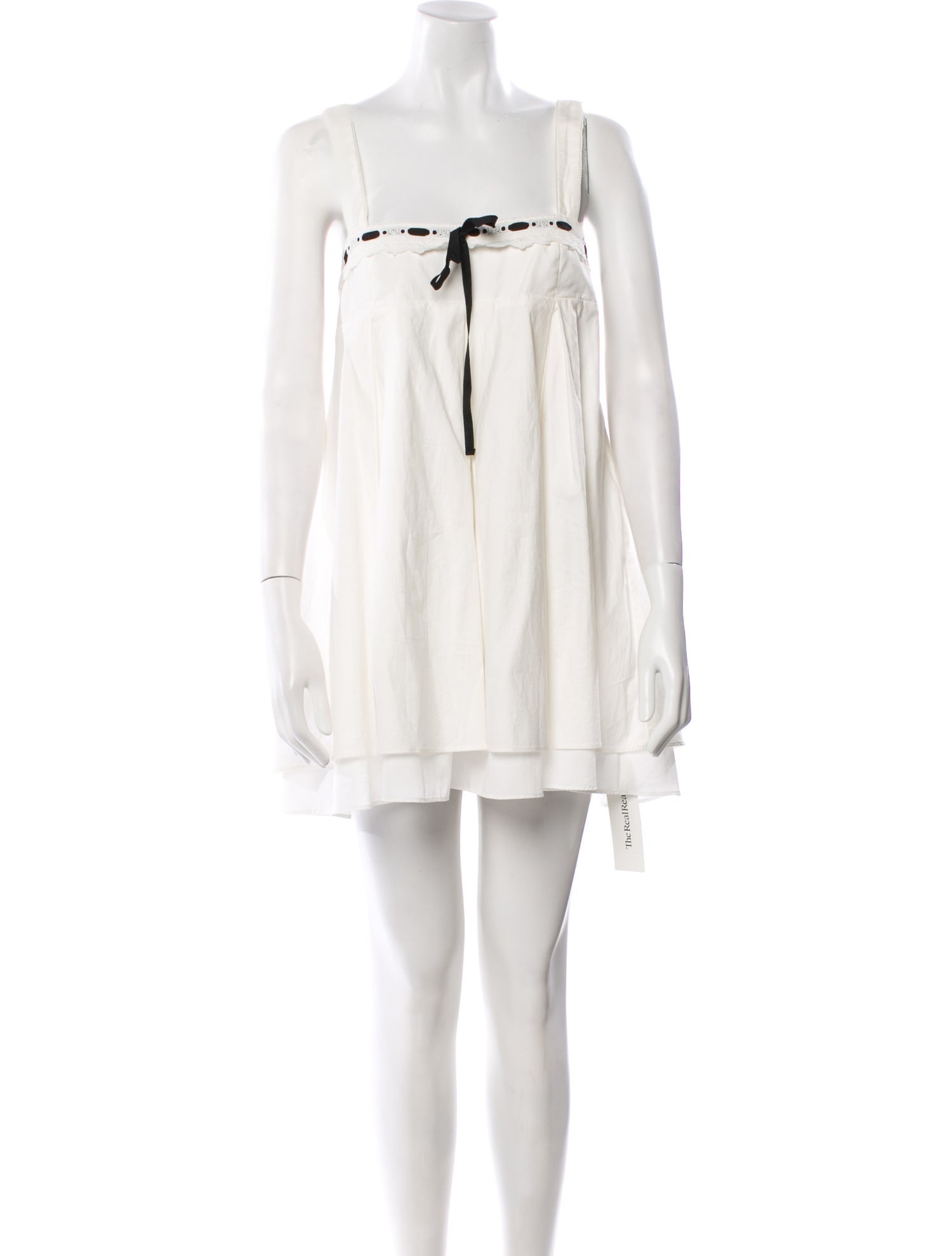 Reformation Square Neckline Mini Dress