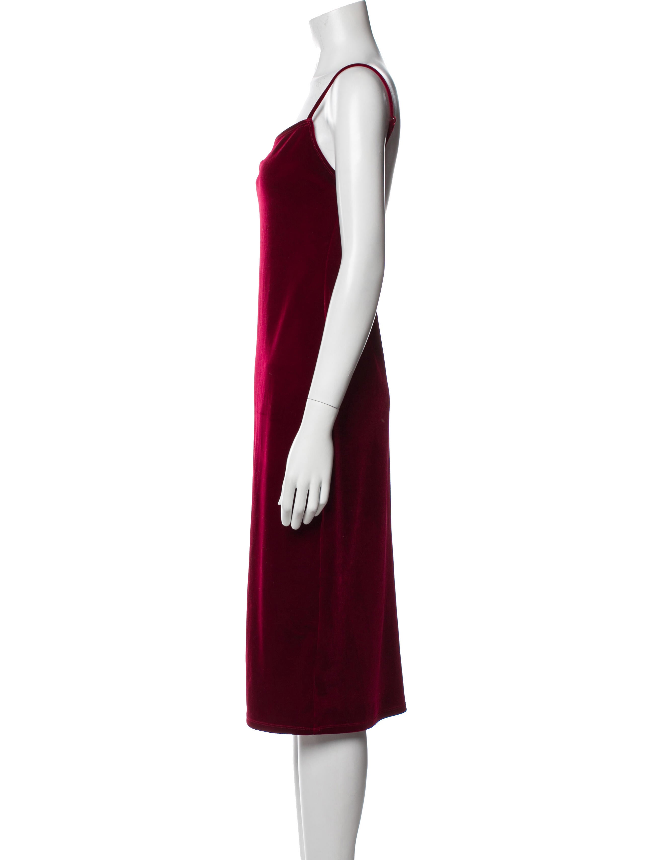 Reformation Square Neckline Knee-Length Dress