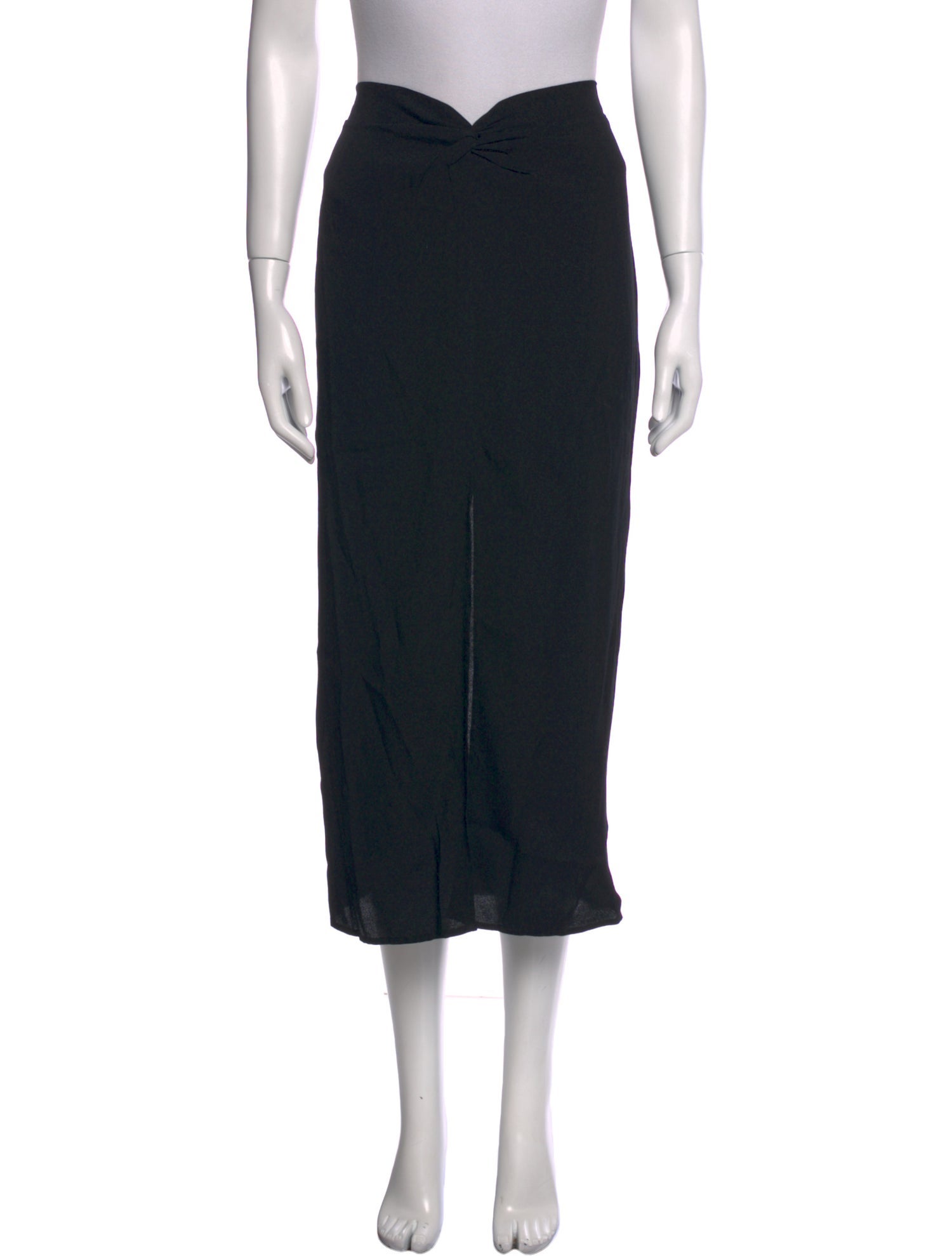 Reformation Pleated Accents Midi Length Skirt