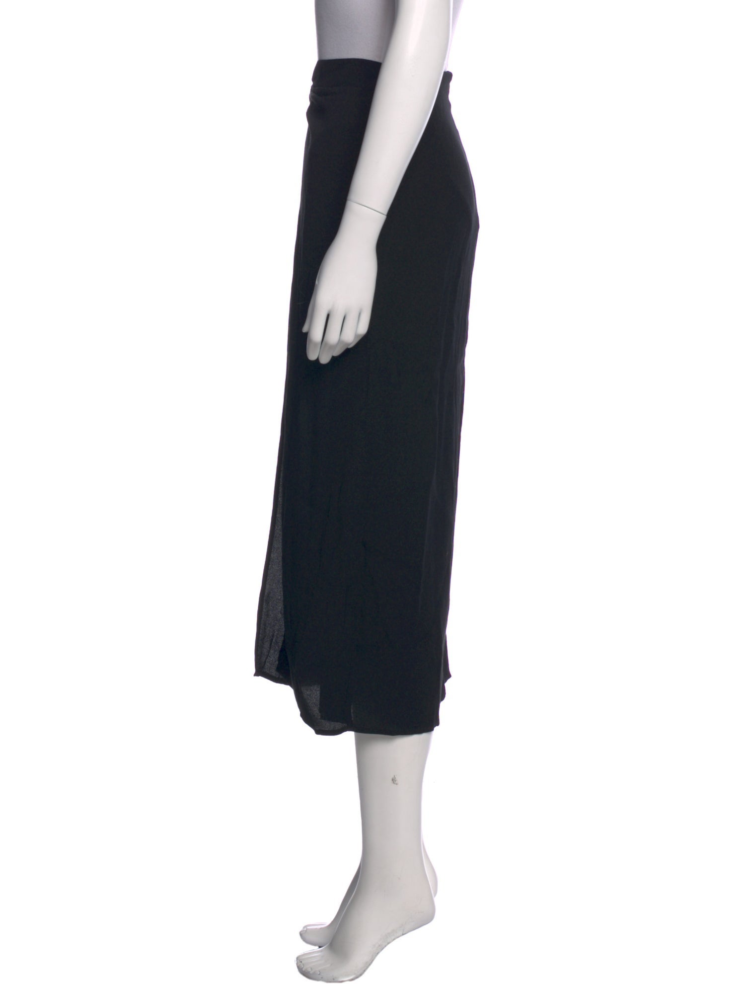 Reformation Pleated Accents Midi Length Skirt