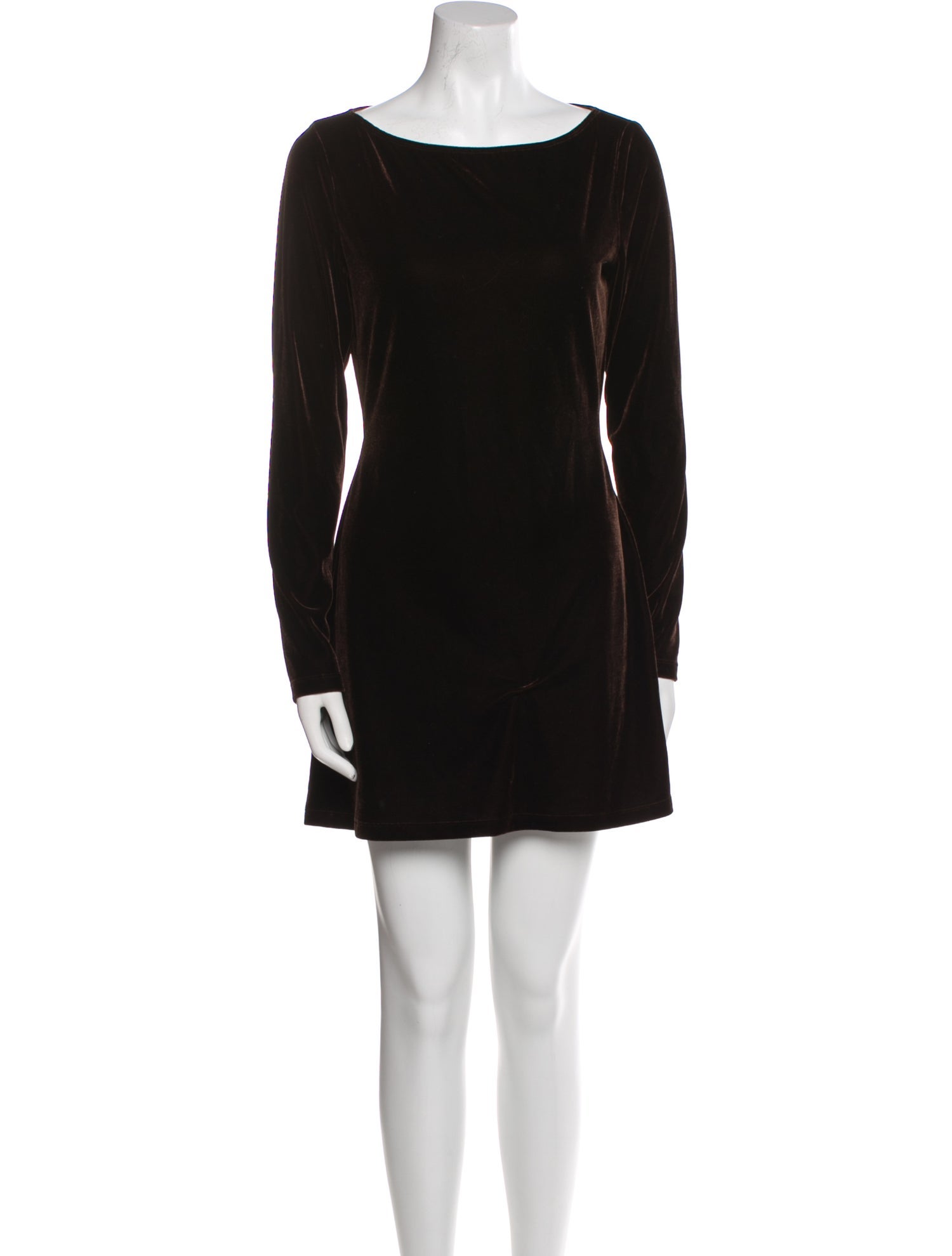 Reformation Bateau Neckline Mini Dress