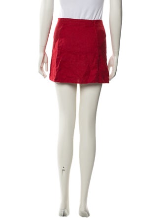 Reformation Linen Mini Skirt