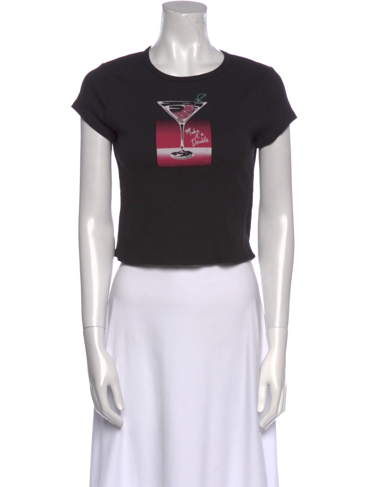 Reformation Graphic Print Crew Neck T-Shirt