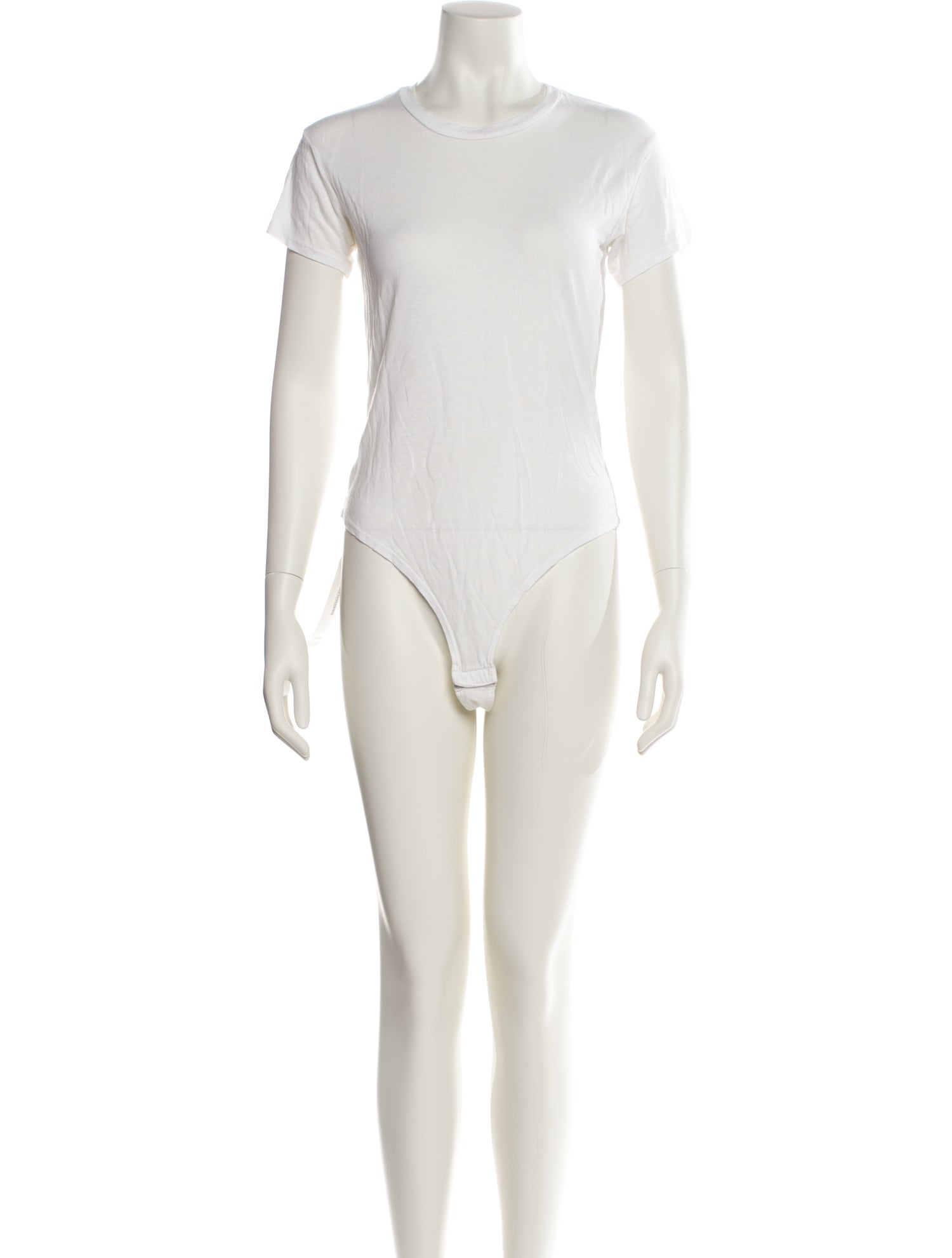 Reformation Crew Neck Short Sleeve Bodysuit