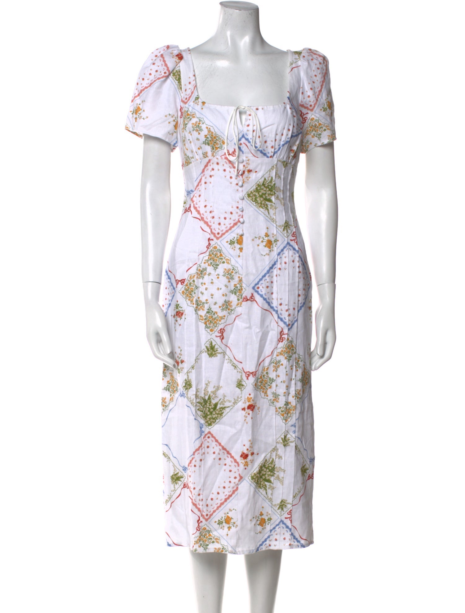 Reformation Linen Midi Length Dress w/ Tags