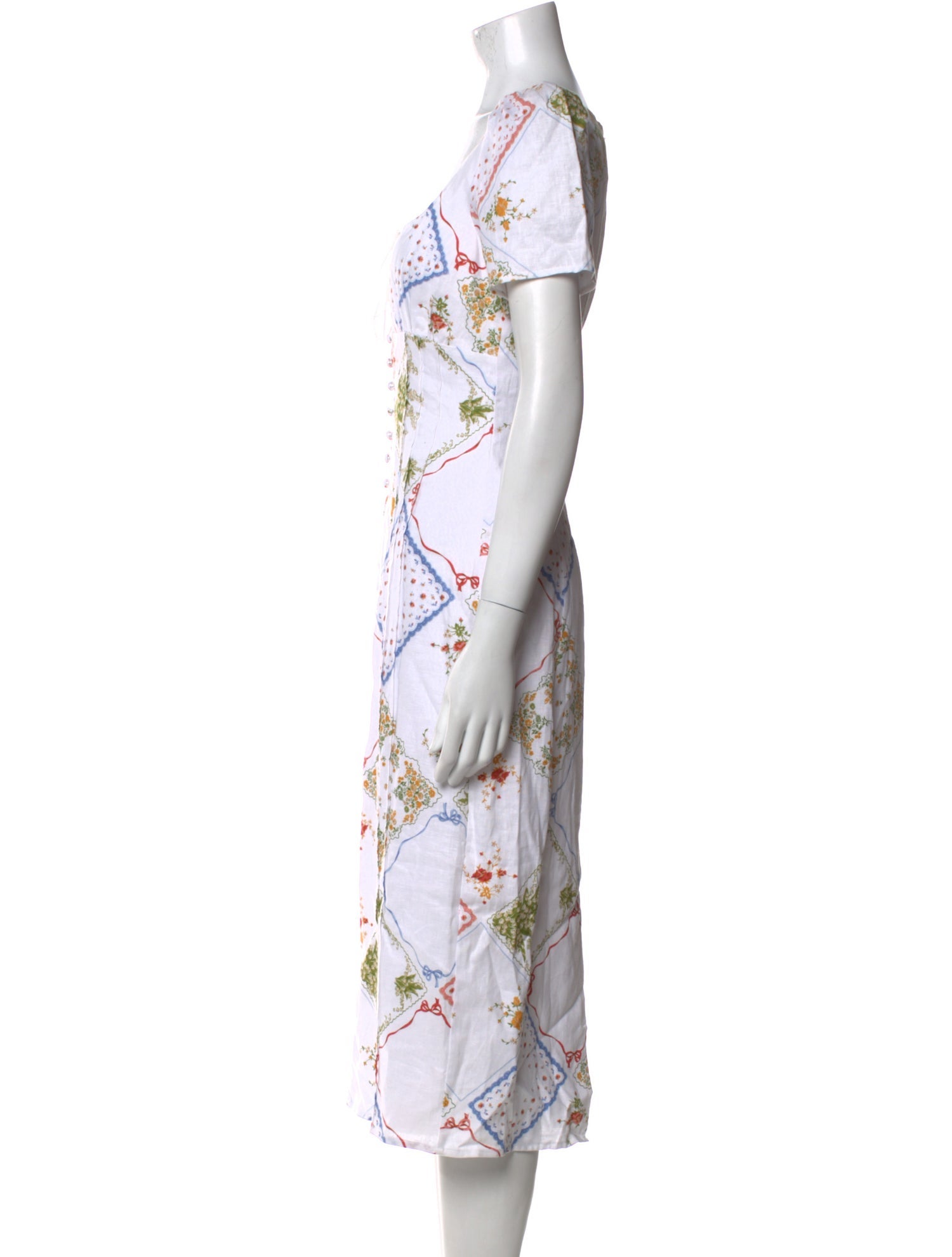 Reformation Linen Midi Length Dress w/ Tags