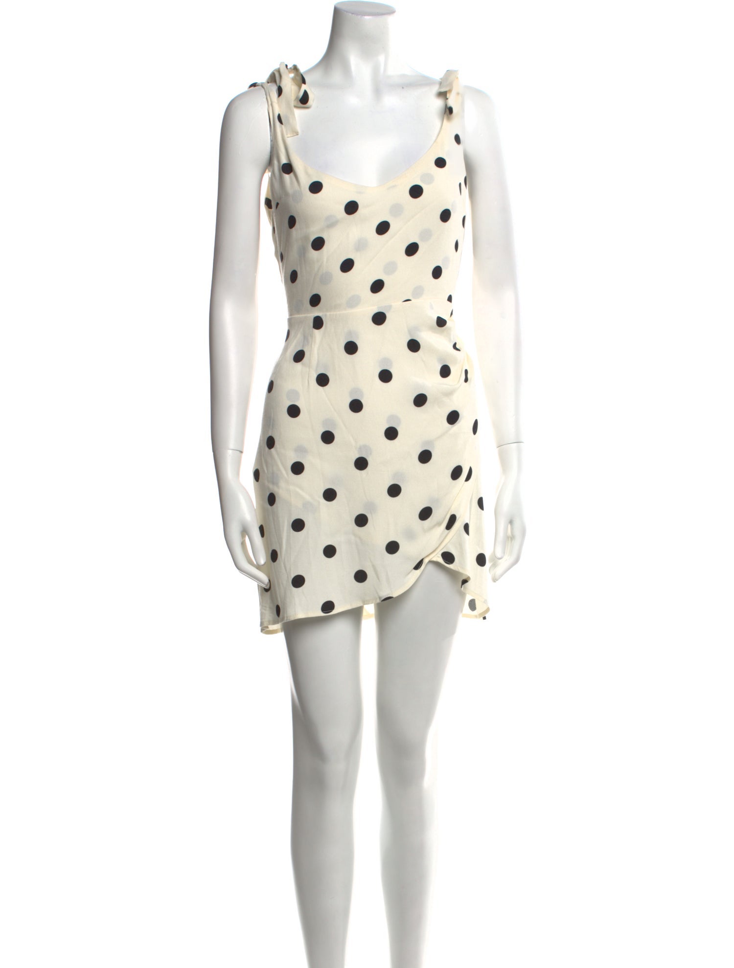 Reformation Polka Dot Print Mini Dress