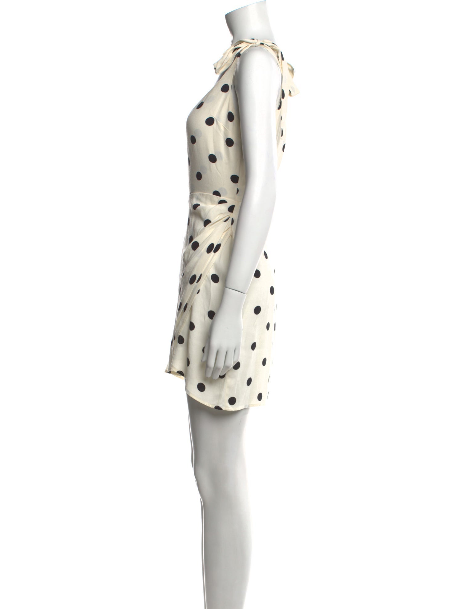 Reformation Polka Dot Print Mini Dress