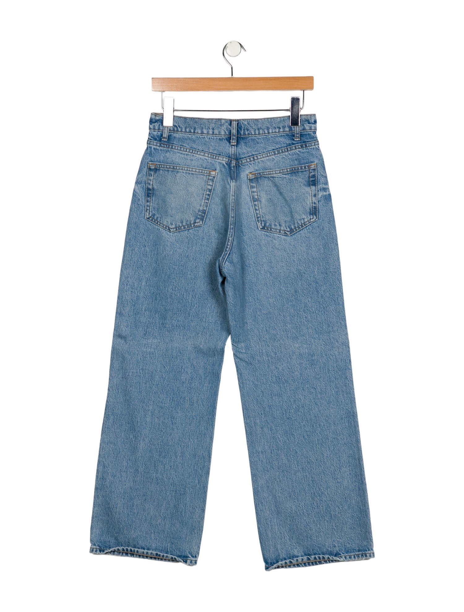 Reformation Mid-Rise Wide Leg Jeans