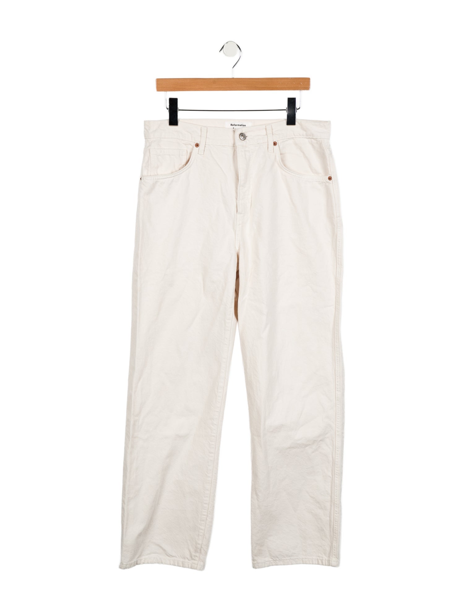 Reformation Low-Rise Skinny Leg Jeans