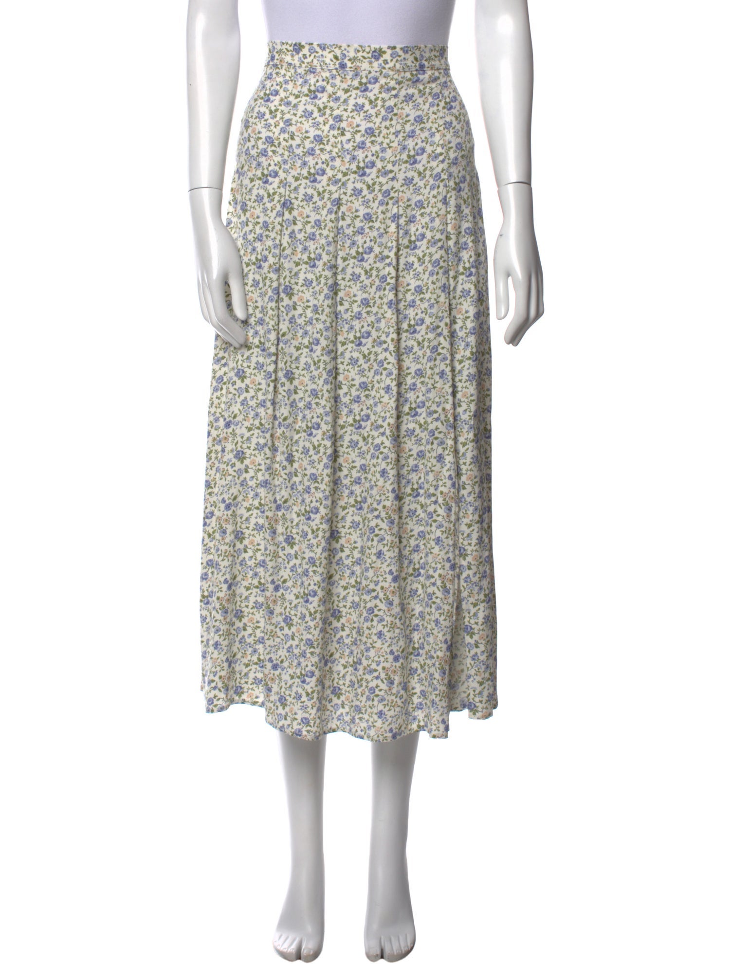 Reformation Printed Midi Length Skirt