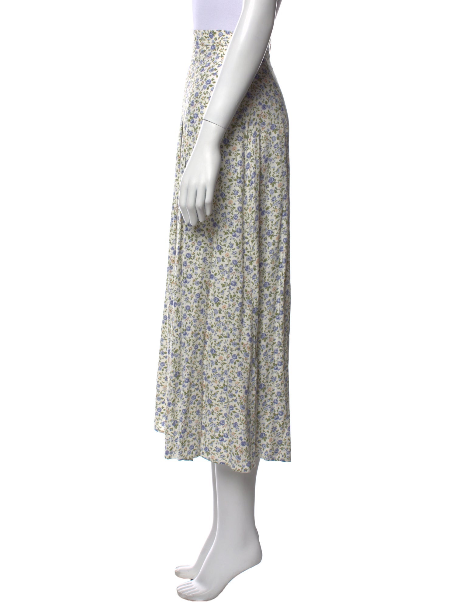 Reformation Printed Midi Length Skirt