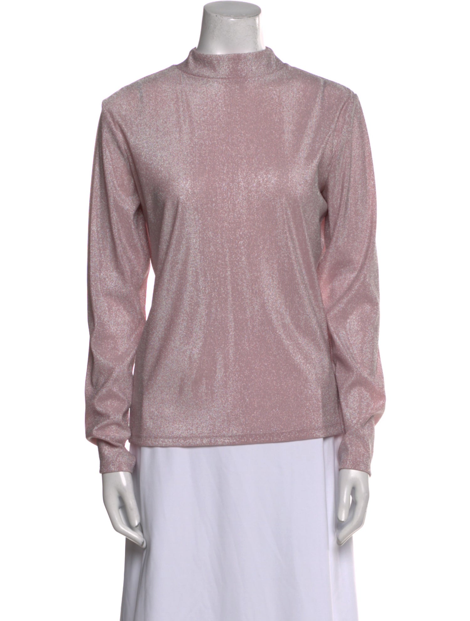 Reformation Nylon Mock Neck Sweatshirt