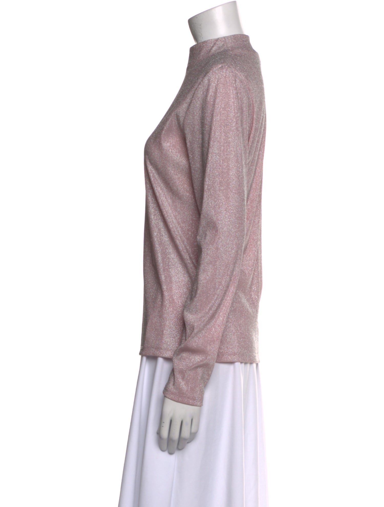 Reformation Nylon Mock Neck Sweatshirt