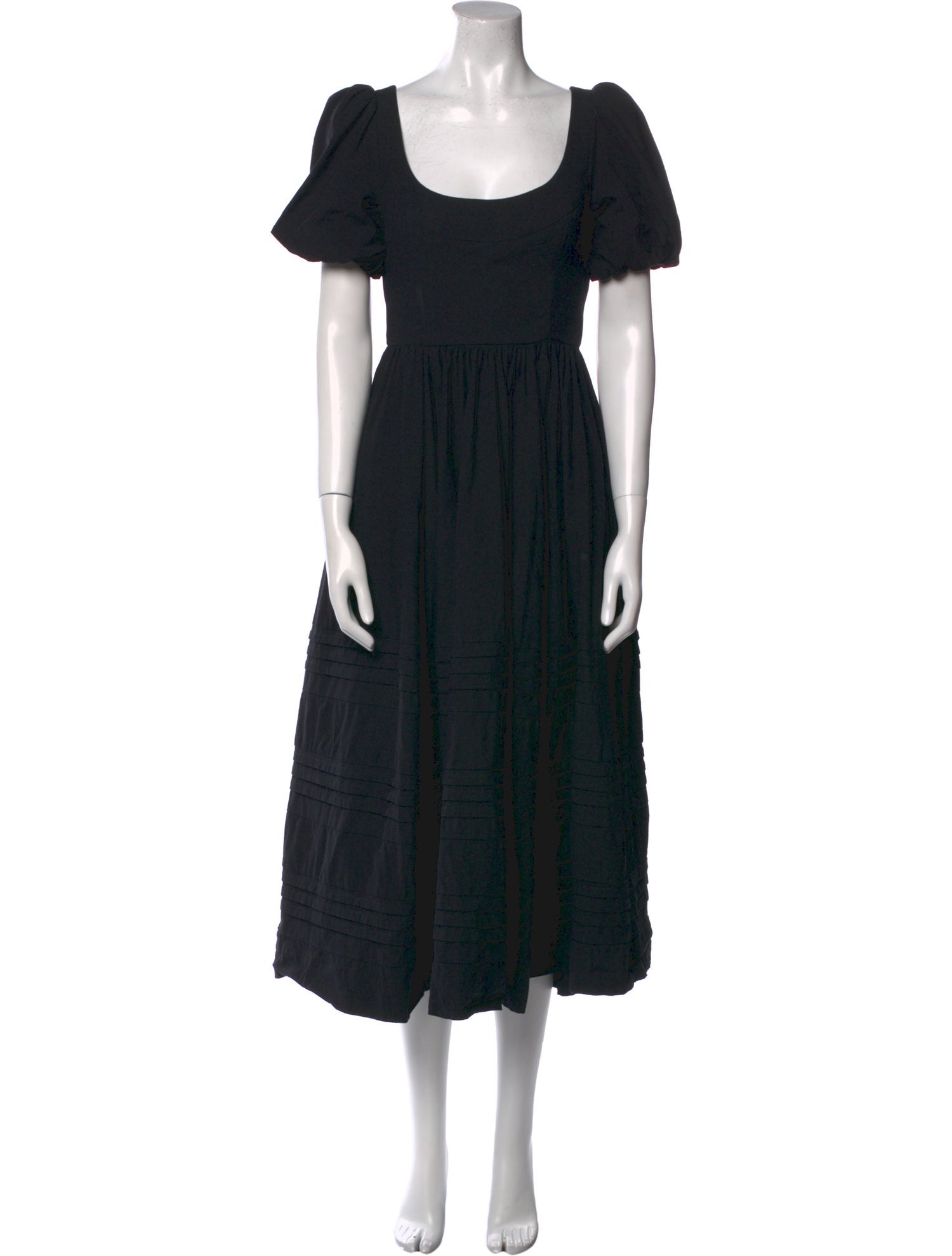 Reformation Scoop Neck Midi Length Dress